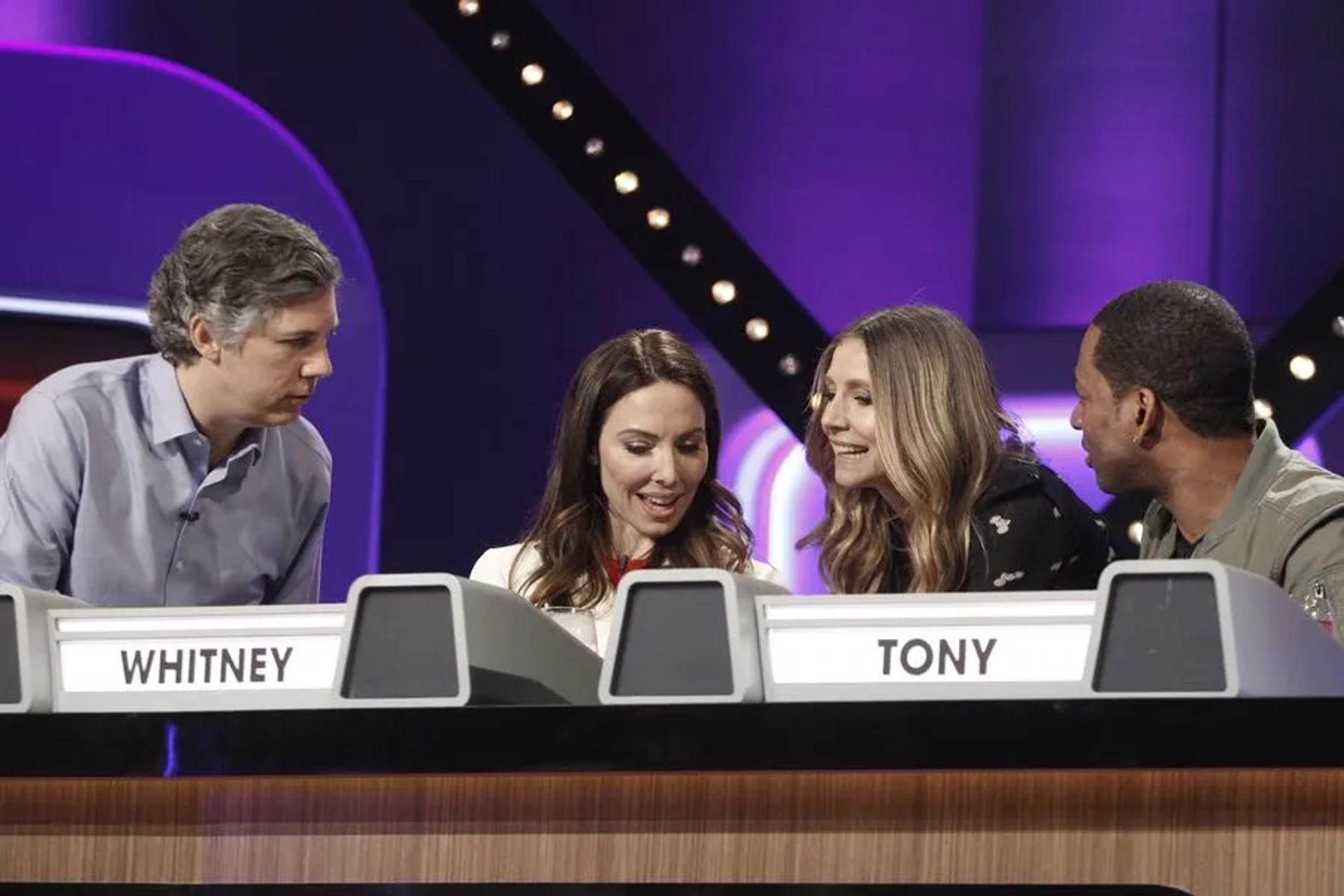 Jane Krakowski, Chris Parnell, Tony Rock, and Whitney Cummings in Match Game: Chris Parnell/Whitney Cummings/Tony Rock/Jane Krakowski/Rob Riggle/Sarah Chalke (2019)