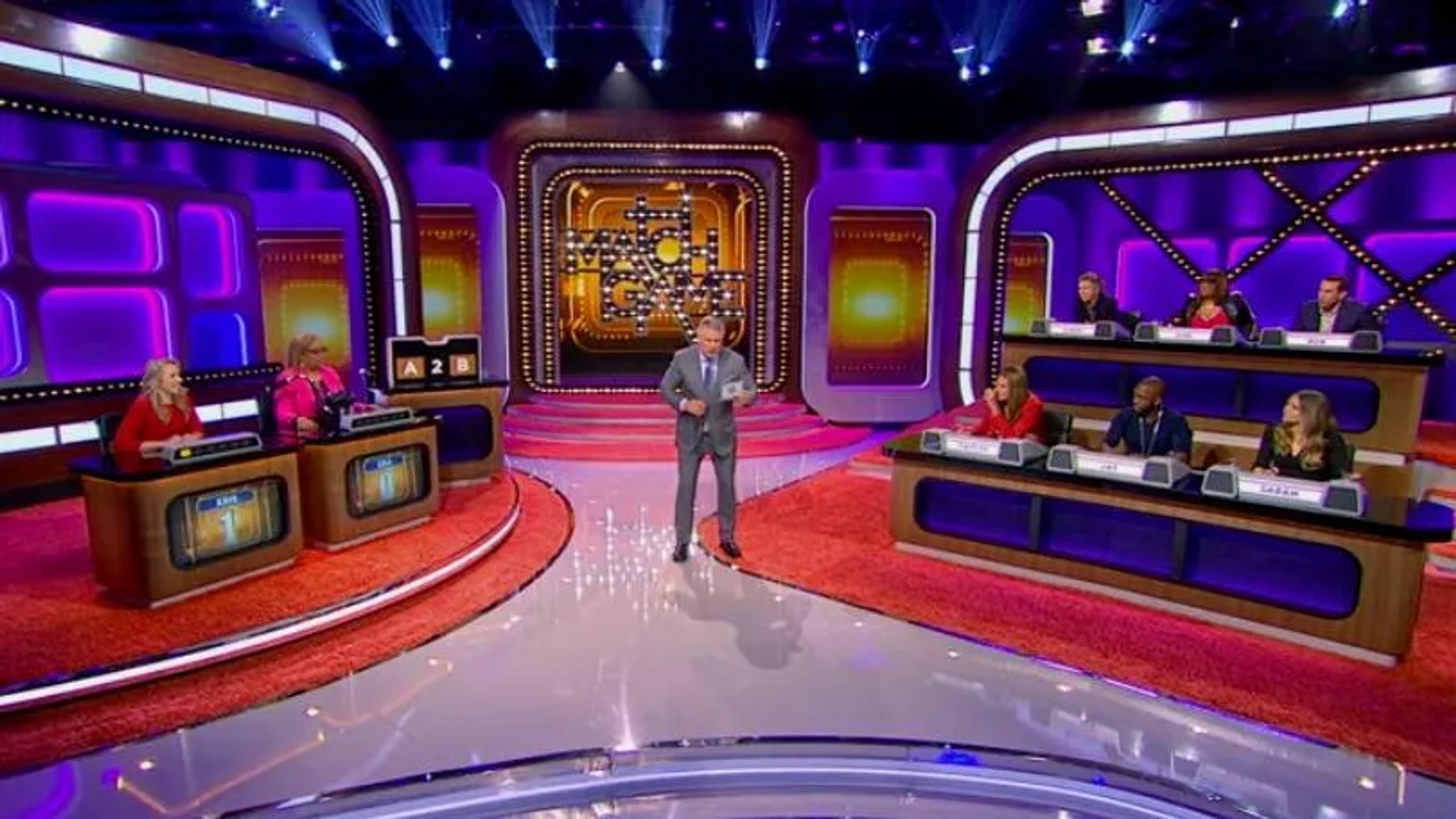 Alec Baldwin, Kym Whitley, Sarah Chalke, Caitlyn Jenner, Chris Parnell, Rob Riggle, and Jay Pharoah in Match Game: Chris Parnell/Kym Whitley/Rob Riggle/Caitlyn Jenner/Jay Pharoah/Sarah Chalke (2019)