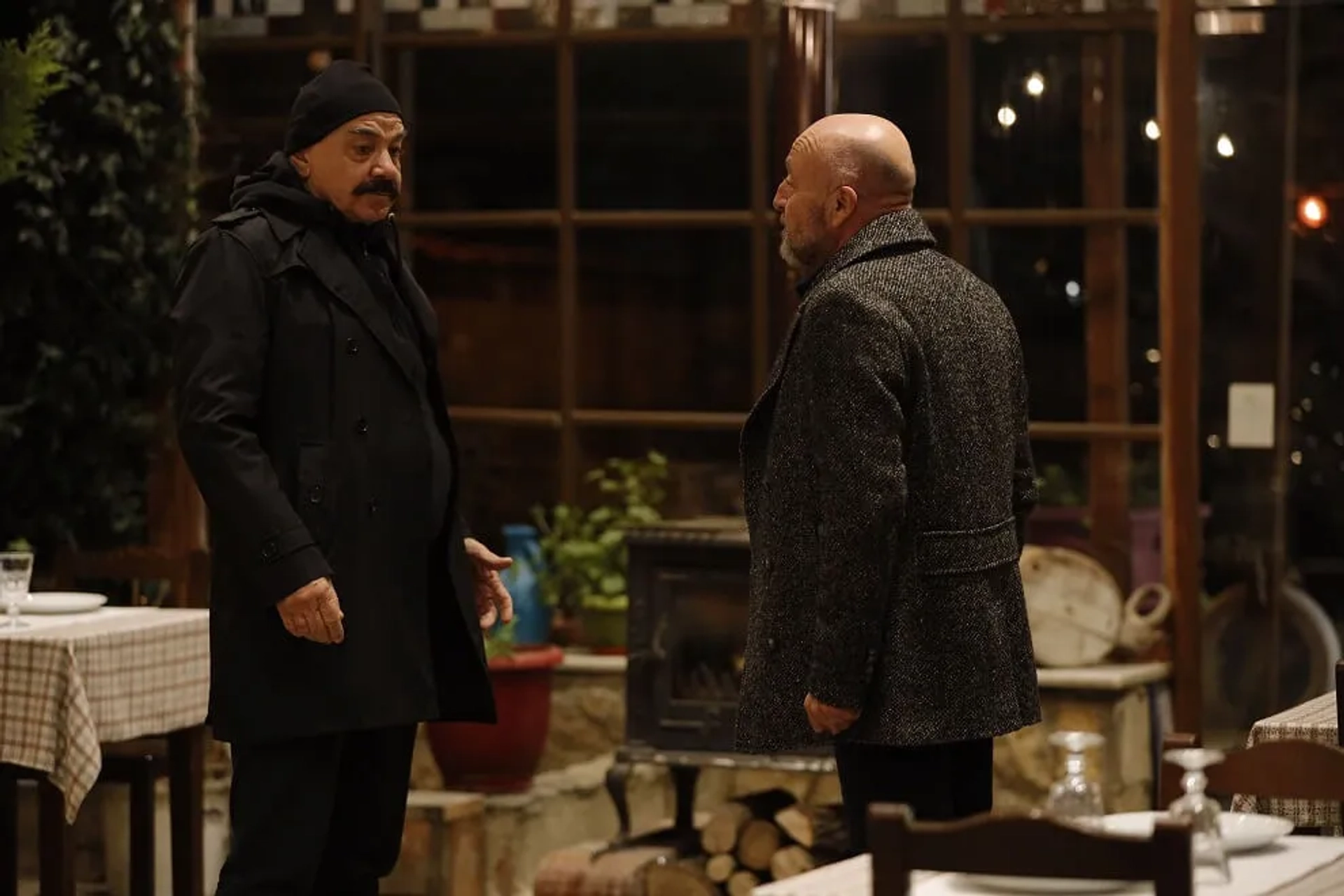 Melih Çardak and Hakan Salinmis in Mahkum (2021)