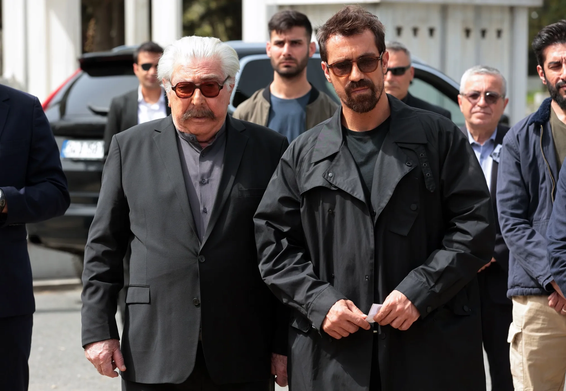 Erdal Özyagcilar and Ibrahim Celikkol in No Mercy (2024)