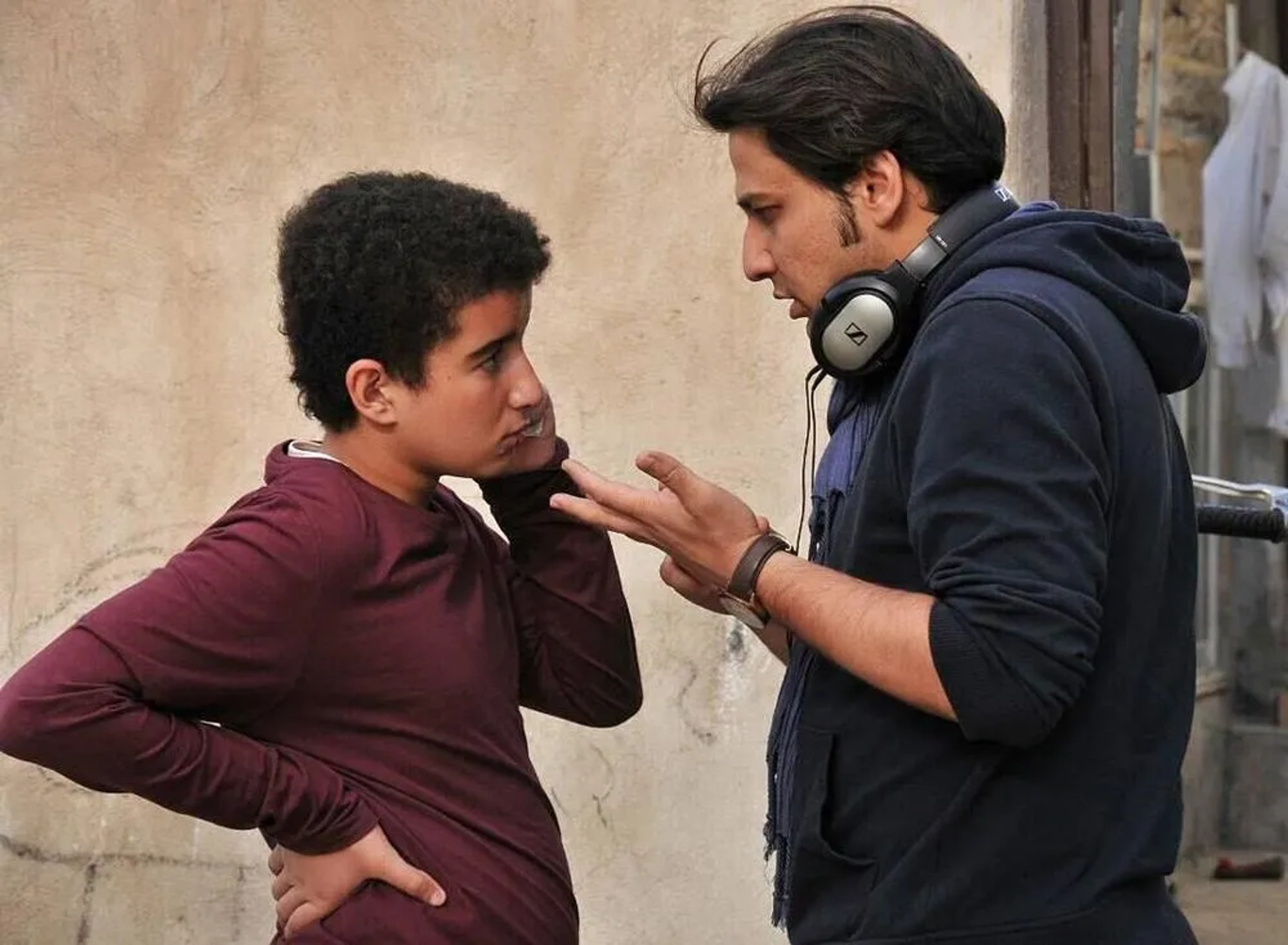 Mahdi Ghorbani and Mohammad Reza Kheradmandan in 21 Days Later (2017)