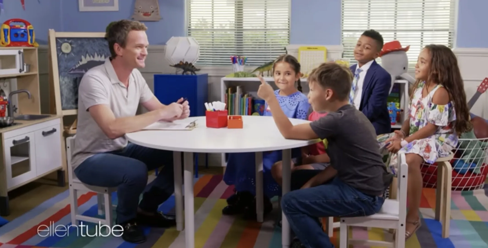 “Neil Patrick Harris Talks to Kids” - YouTube & EllenTube