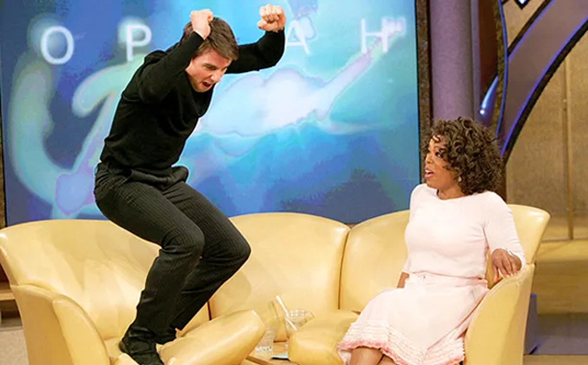 Tom Cruise and Oprah Winfrey in The Oprah Winfrey Show (1986)