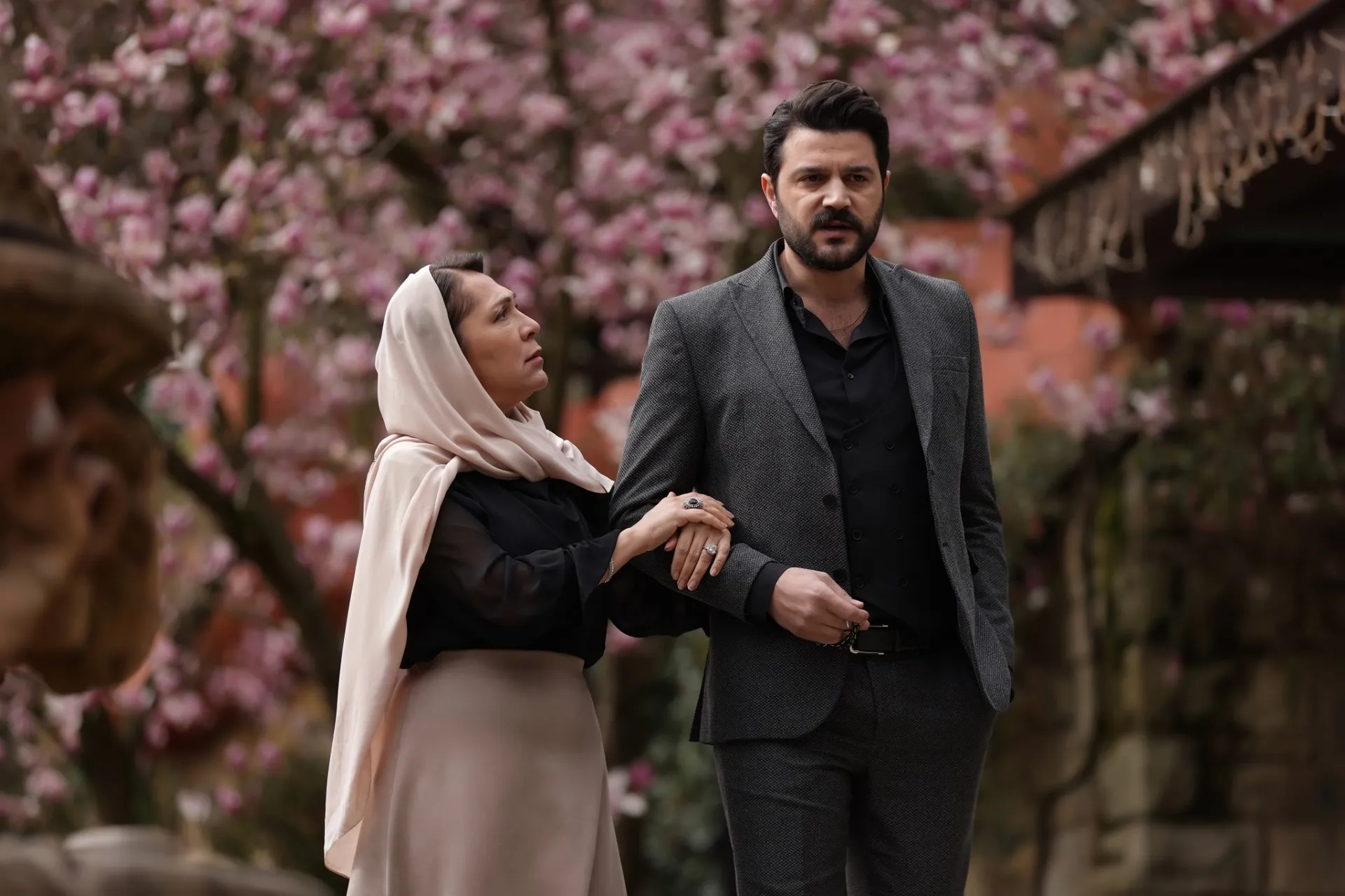 Asuman Dabak and Burak Sevinç in Boundless Love (2023)