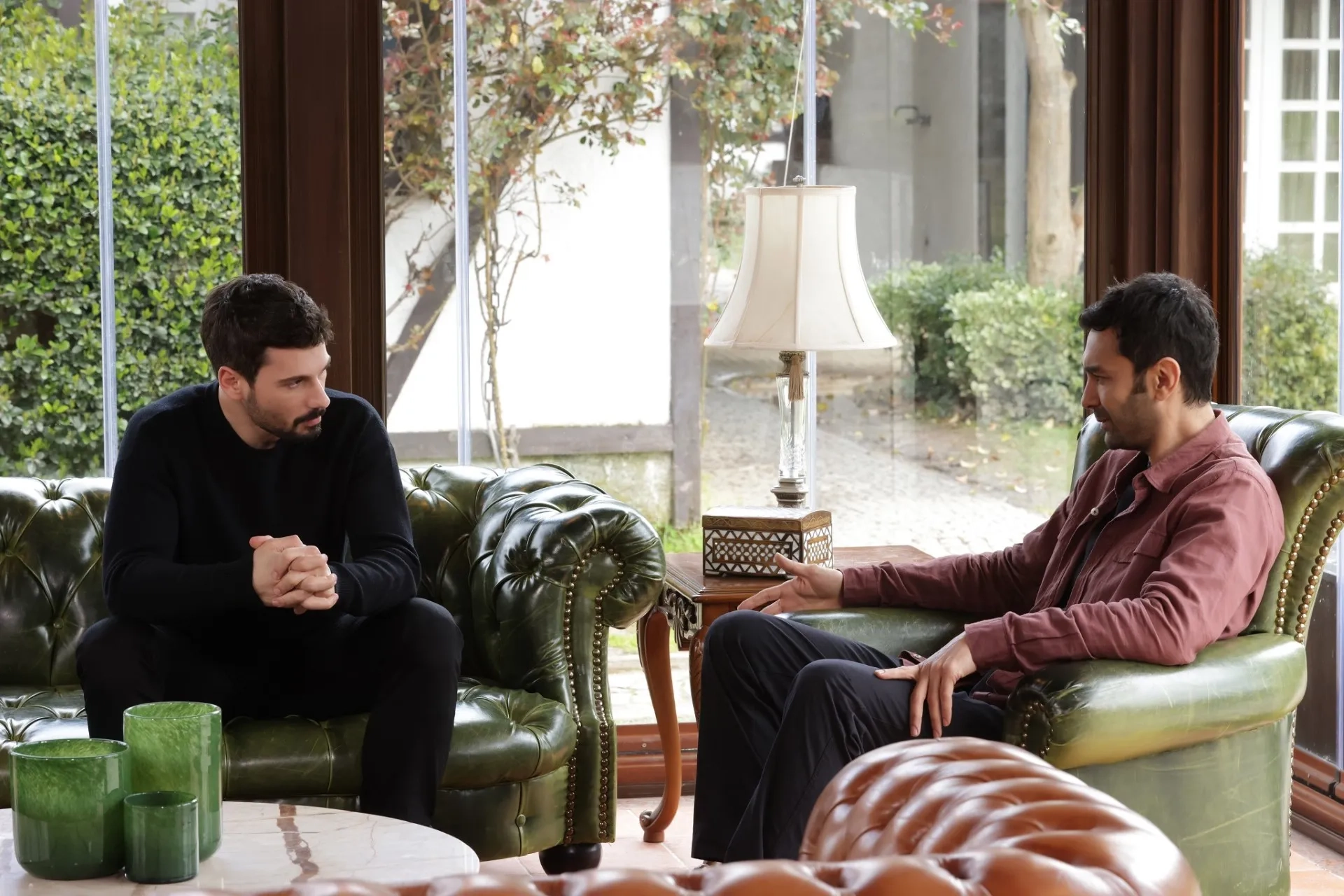 Deniz Can Aktas and Mehmet Korhan Firat in Boundless Love (2023)