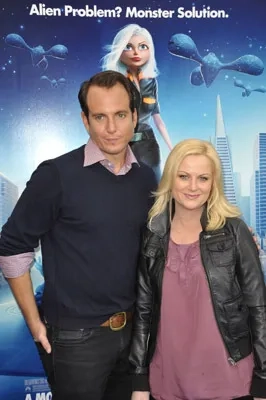 Will Arnett and Amy Poehler at an event for Monsters vs. Aliens (2009)