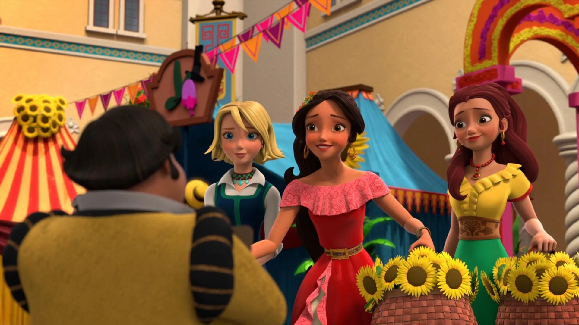 Joe Nunez, Jillian Rose Reed, Aimee Carrero, and Myrna Velasco in Elena of Avalor (2016)