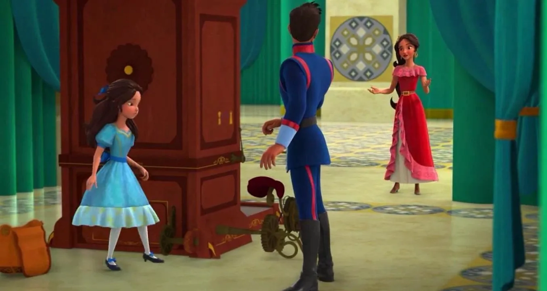 Jorge Diaz, Aimee Carrero, and Jenna Ortega in Elena of Avalor (2016)