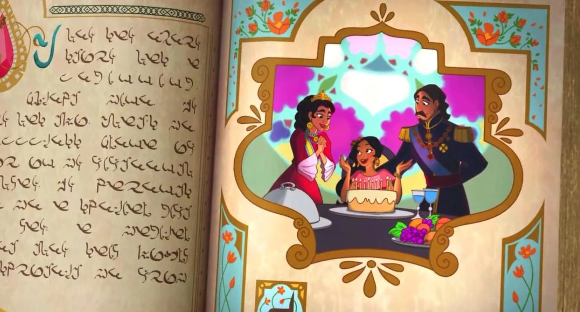 Nestor Carbonell, Andrea Navedo, and Aimee Carrero in Elena of Avalor (2016)