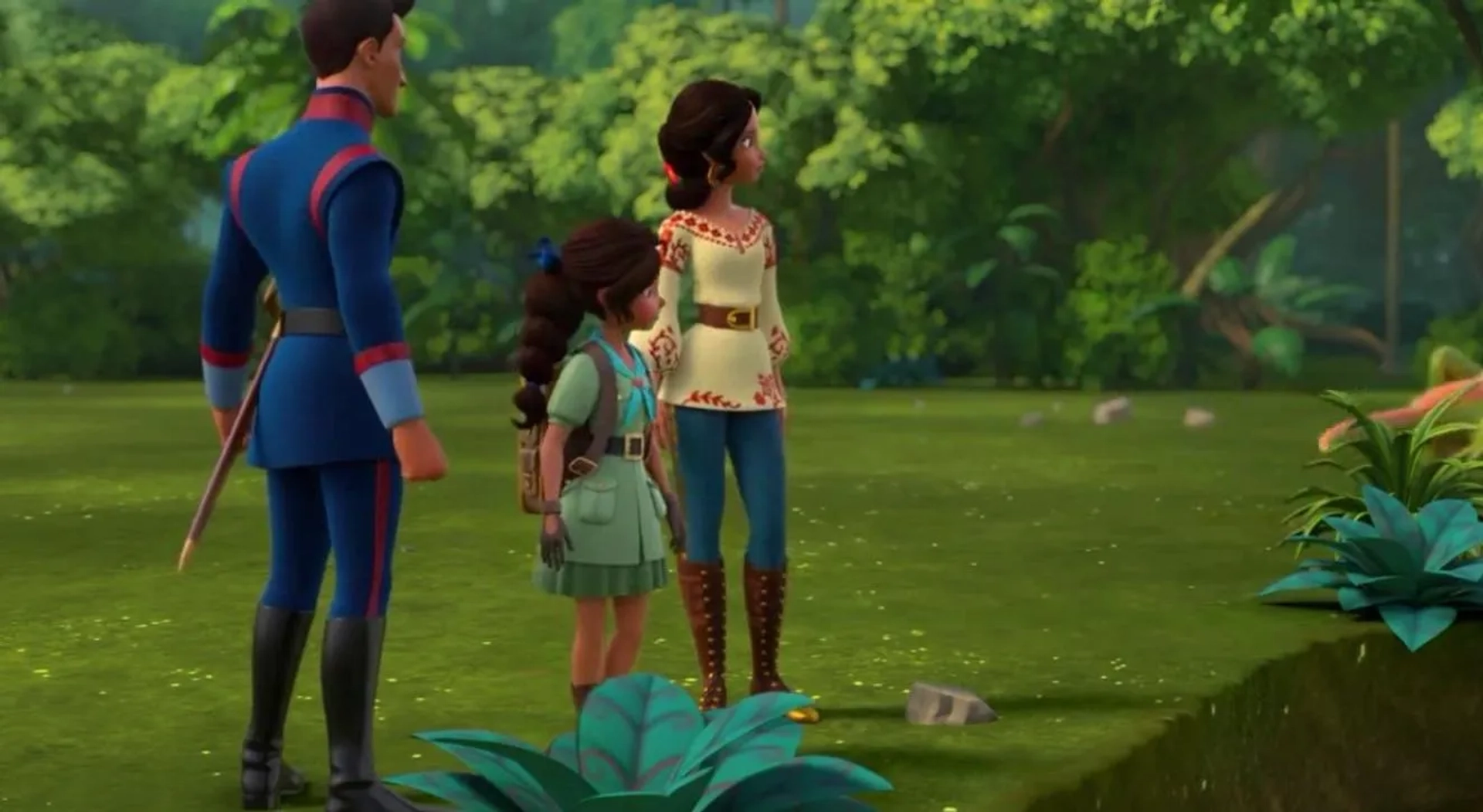 Jorge Diaz, Aimee Carrero, and Jenna Ortega in Elena of Avalor (2016)