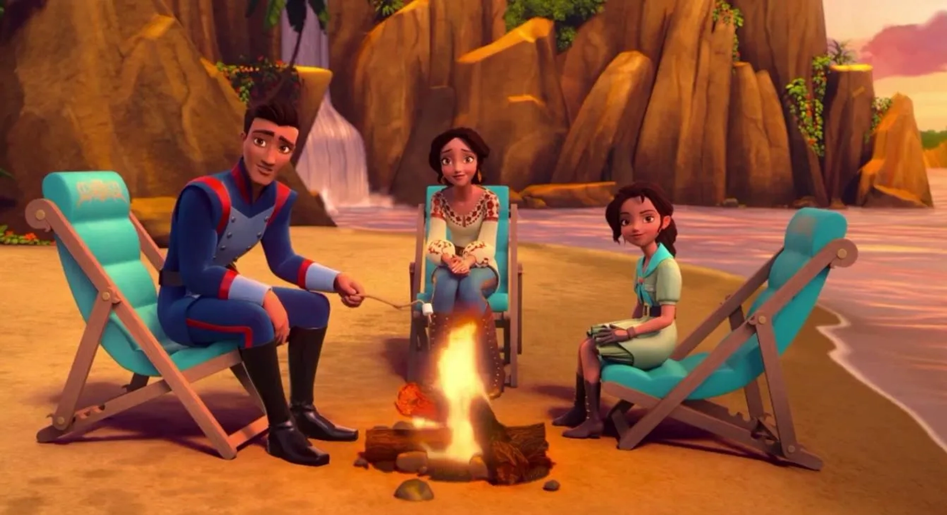 Jorge Diaz, Aimee Carrero, and Jenna Ortega in Elena of Avalor (2016)