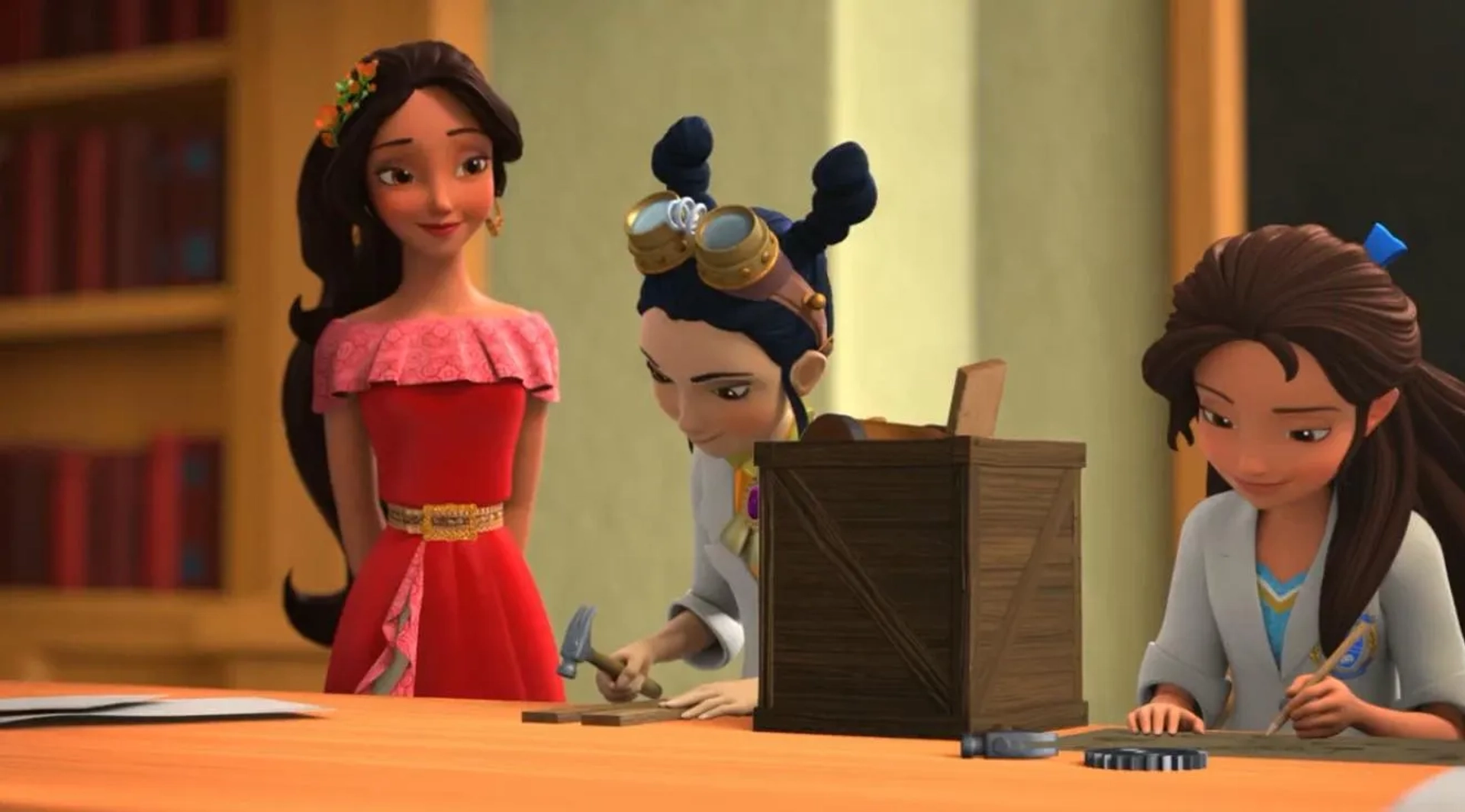 Aimee Carrero and Jenna Ortega in Elena of Avalor (2016)