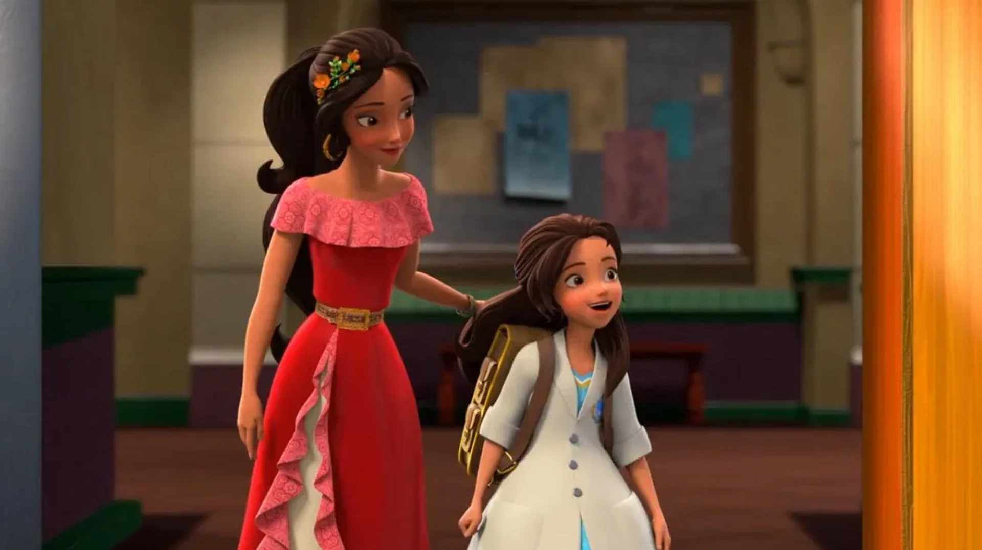 Aimee Carrero and Jenna Ortega in Elena of Avalor (2016)