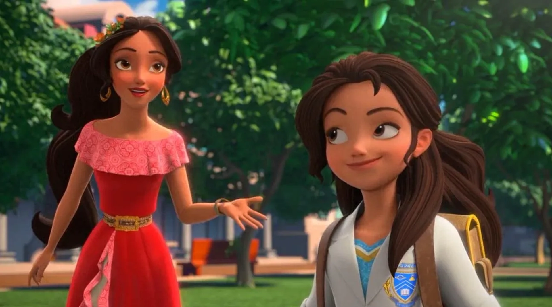 Aimee Carrero and Jenna Ortega in Elena of Avalor (2016)