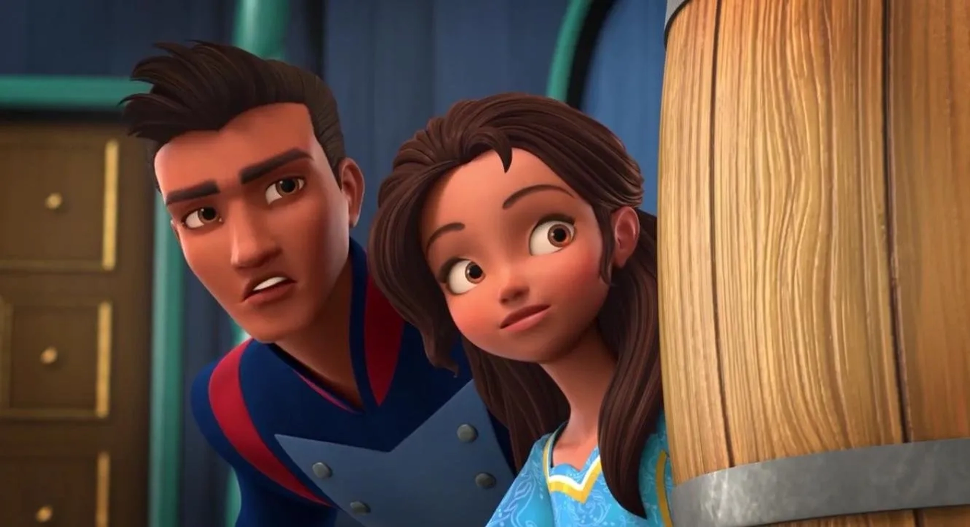 Jorge Diaz and Jenna Ortega in Elena of Avalor (2016)