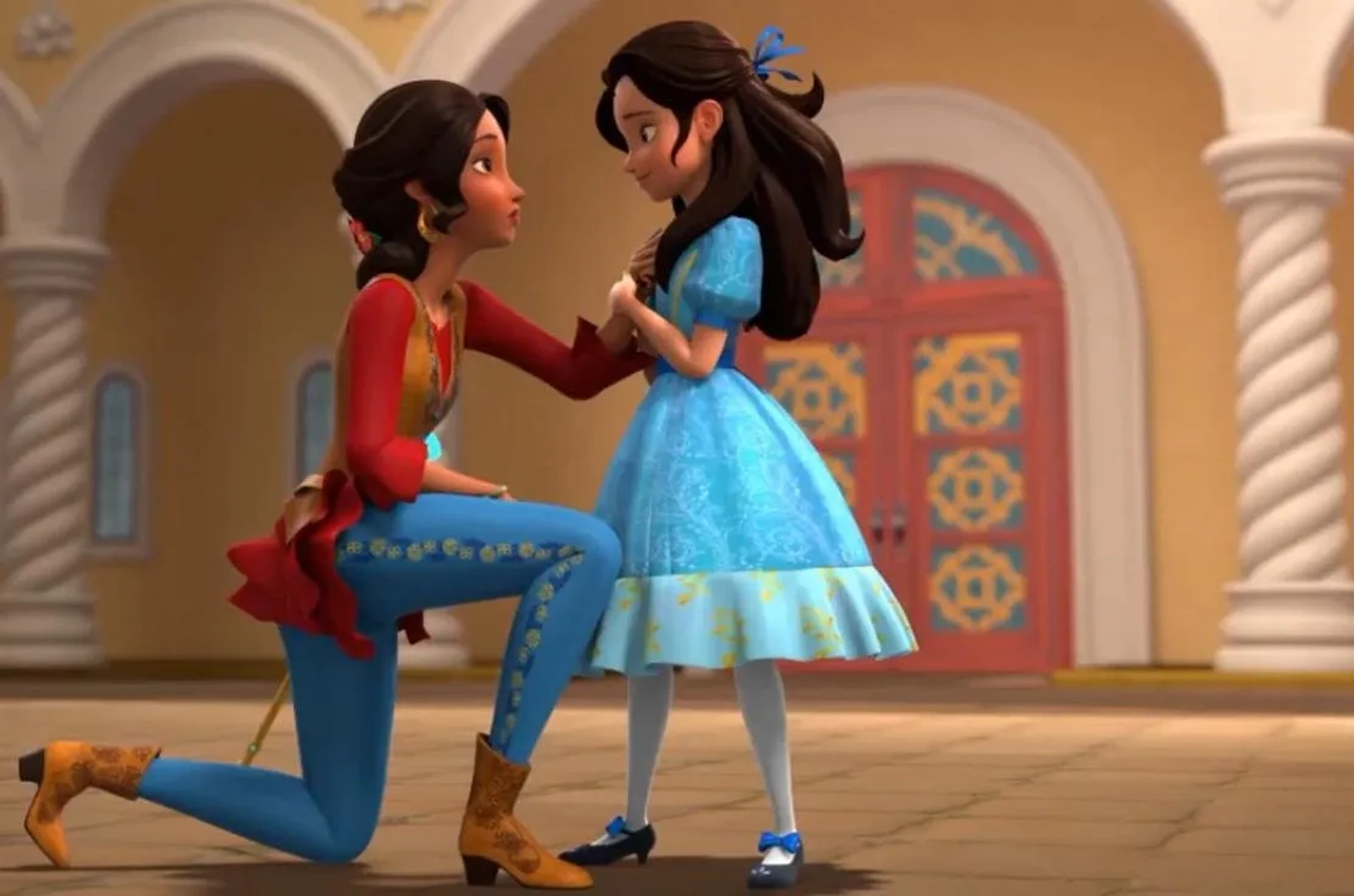 Aimee Carrero and Jenna Ortega in Elena of Avalor (2016)