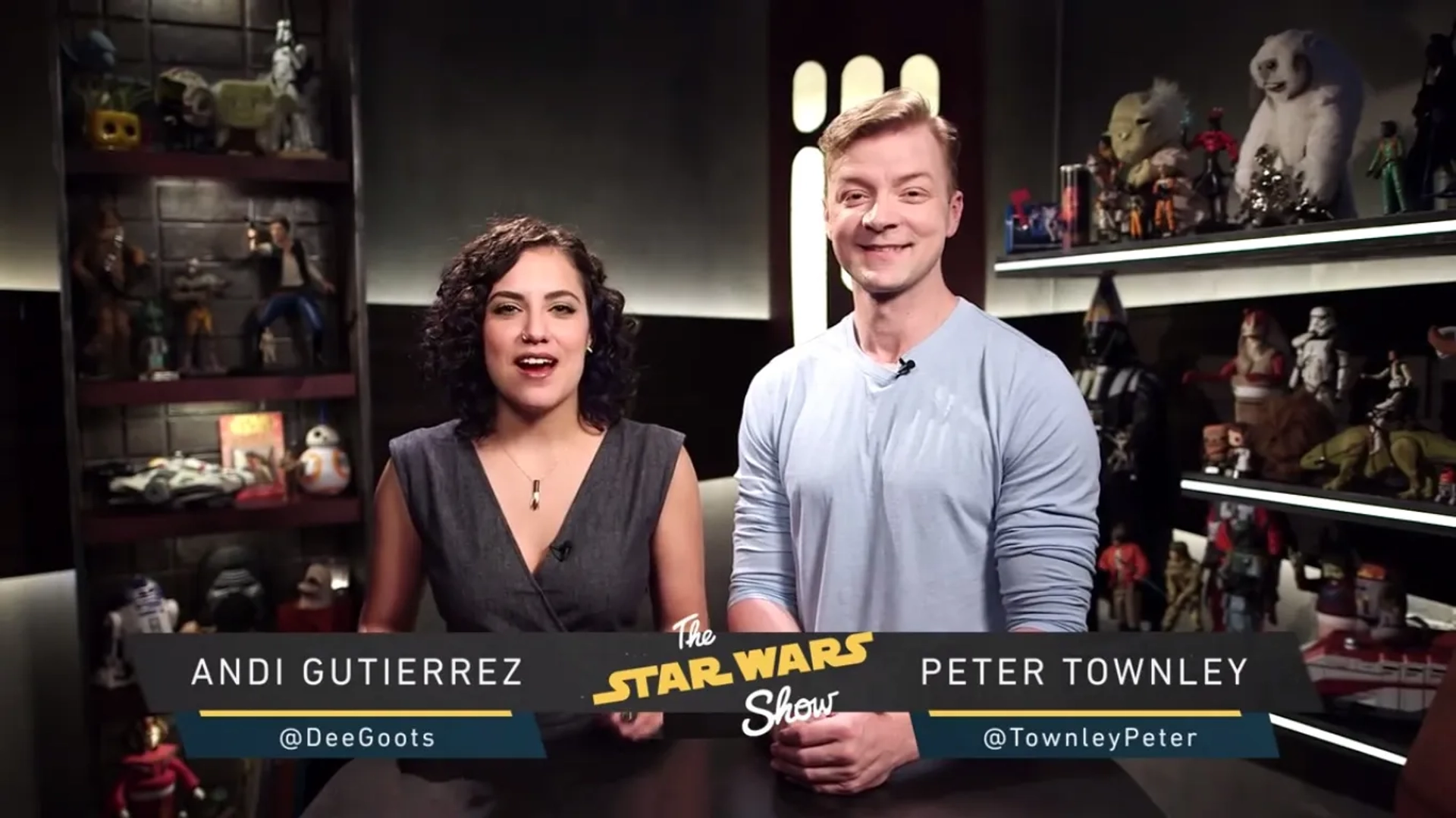 Peter Townley and Andi Gutierrez in The Star Wars Show (2016)