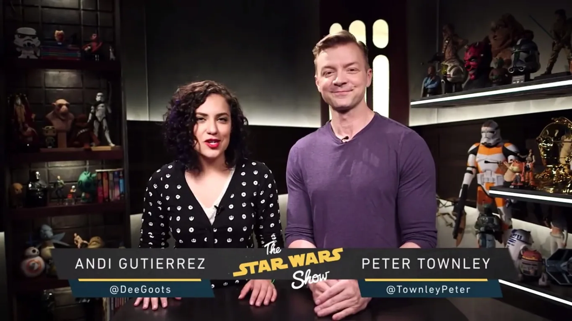 Peter Townley and Andi Gutierrez in The Star Wars Show (2016)