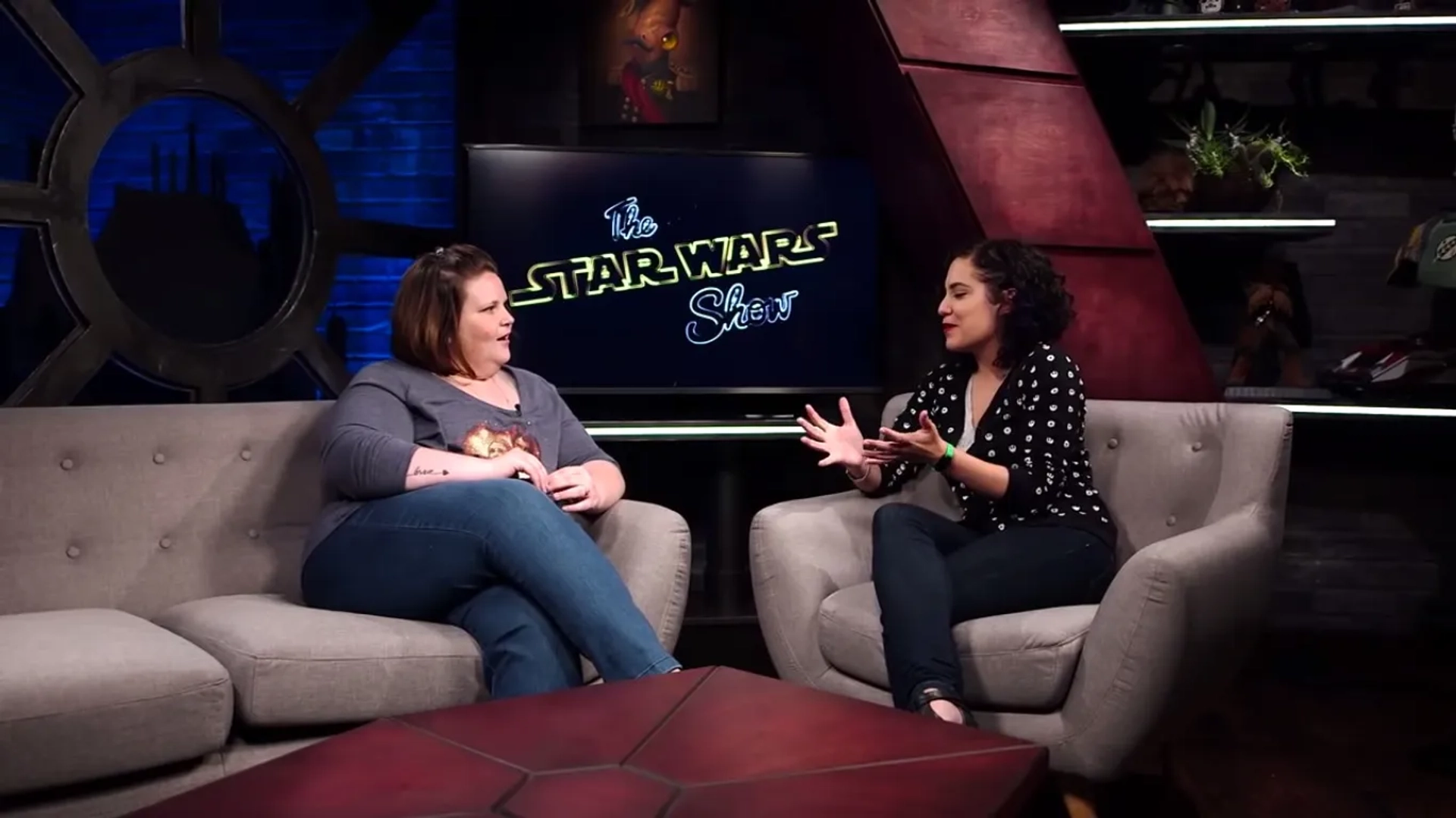 Andi Gutierrez and Candace Payne in The Star Wars Show (2016)