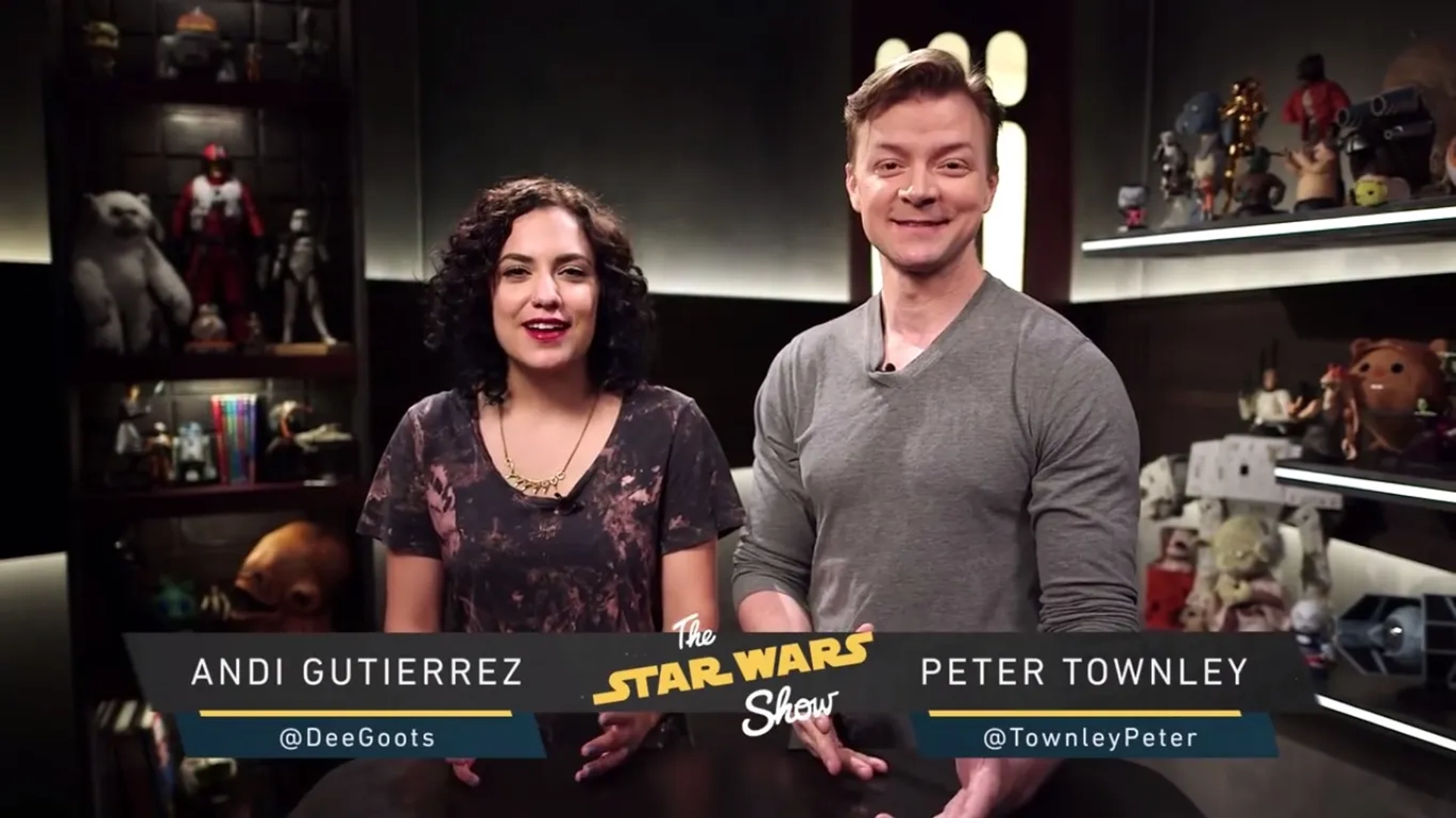 Peter Townley and Andi Gutierrez in The Star Wars Show (2016)