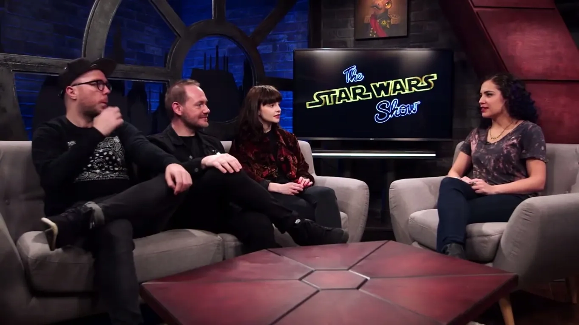 Lauren Mayberry, Iain Cook, Martin Doherty, and Andi Gutierrez in The Star Wars Show (2016)