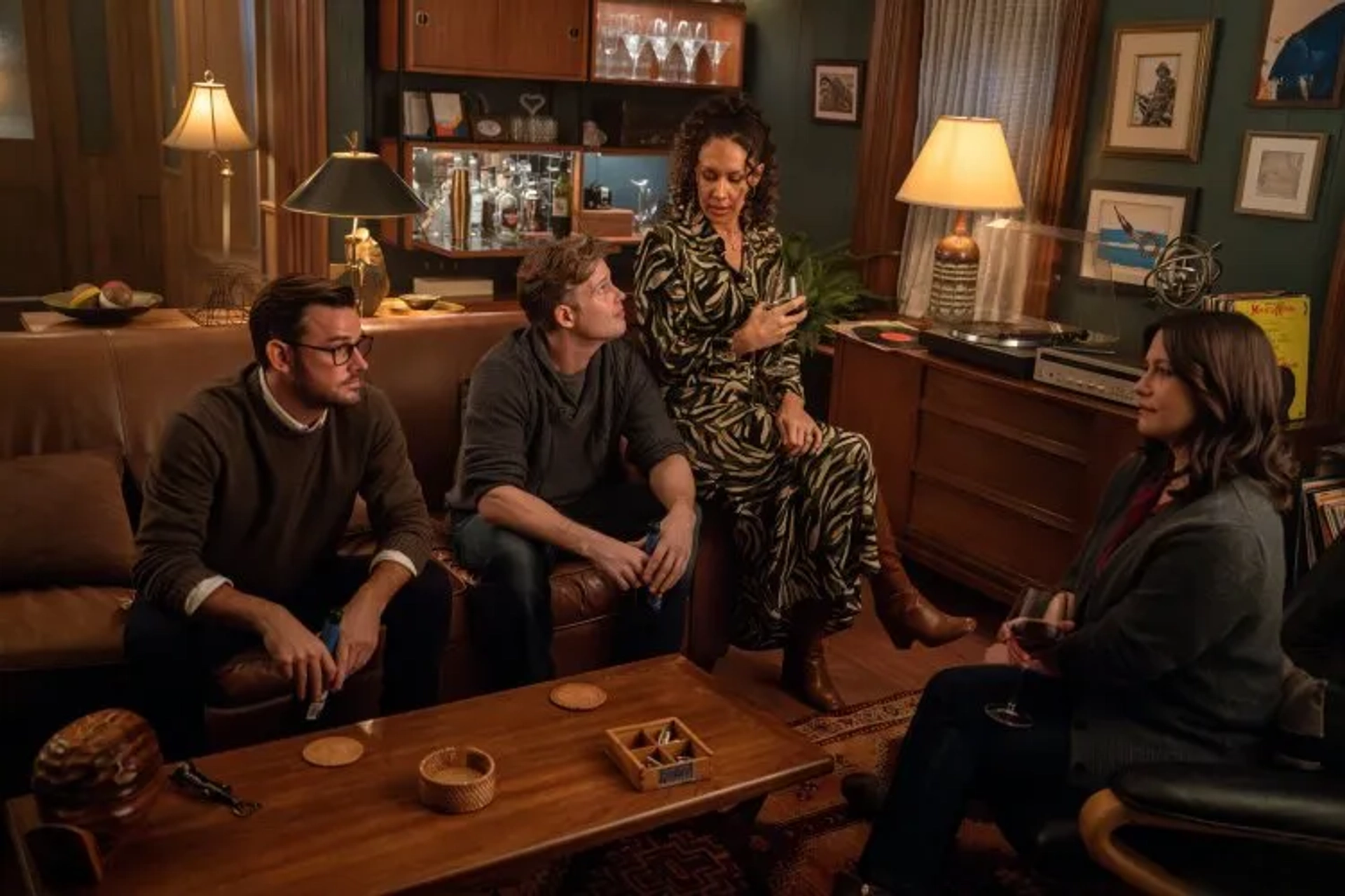 Chyler Leigh, Evan Williams, Kerry James, and Samora Smallwood in The Way Home (2023)