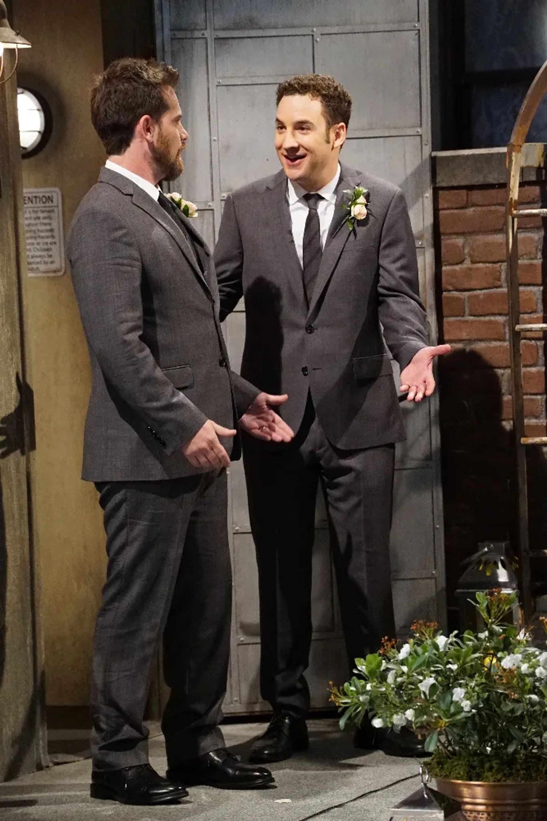 Ben Savage and Rider Strong in Girl Meets World (2014)