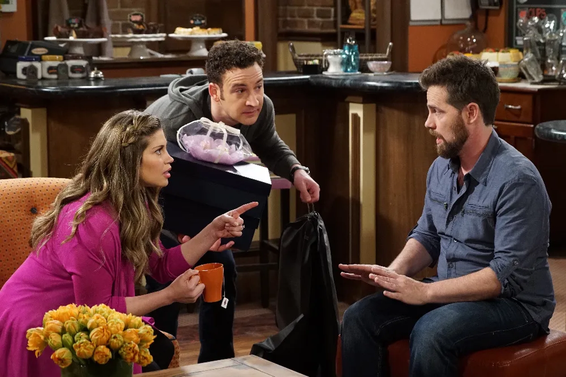 Danielle Fishel, Ben Savage, and Rider Strong in Girl Meets World (2014)