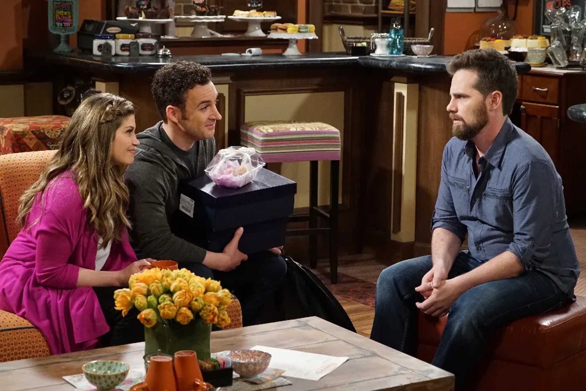 Danielle Fishel, Ben Savage, and Rider Strong in Girl Meets World (2014)