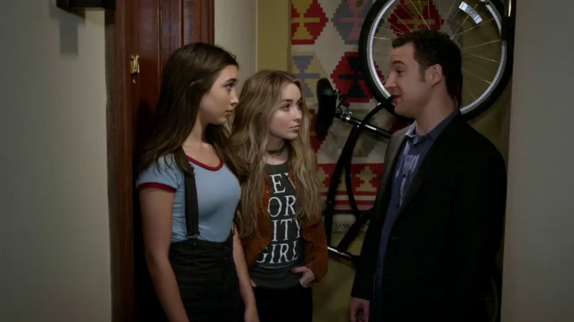 Ben Savage, Rowan Blanchard, and Sabrina Carpenter in Girl Meets World (2014)