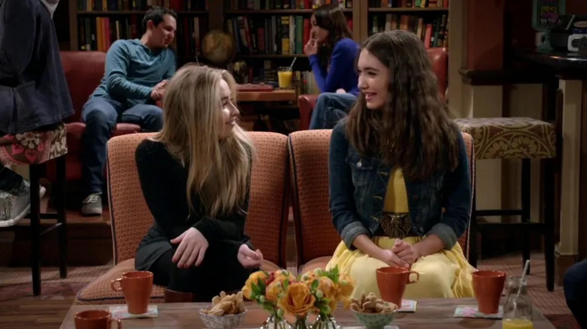 Rowan Blanchard and Sabrina Carpenter in Girl Meets World (2014)