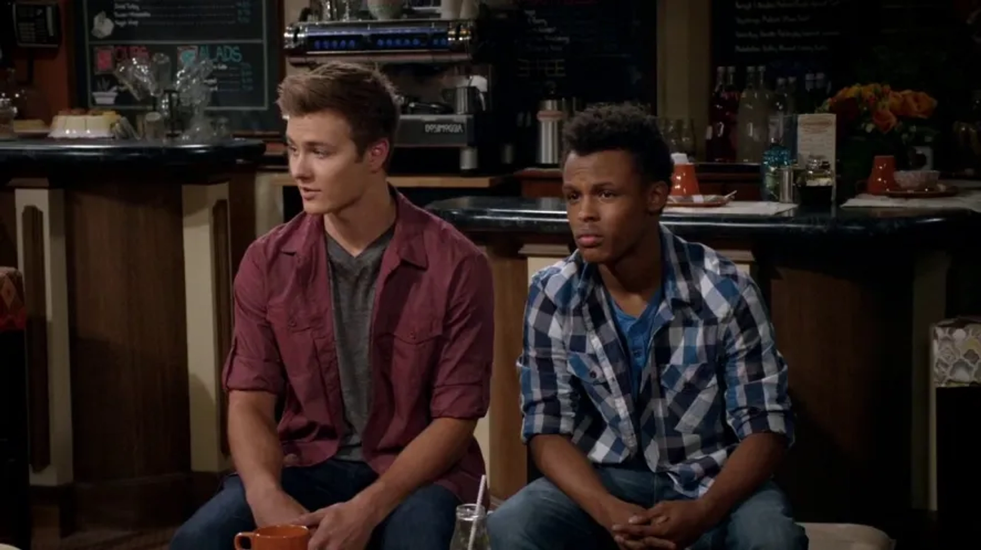 Amir Mitchell-Townes and Peyton Meyer in Girl Meets World (2014)