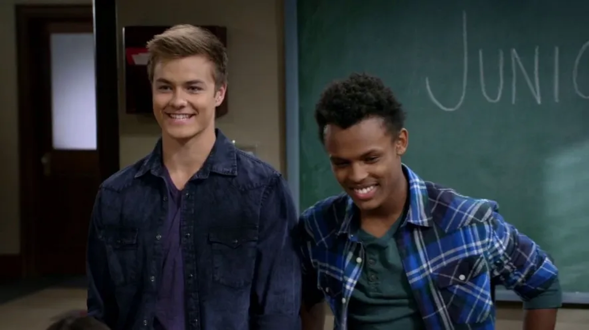 Amir Mitchell-Townes and Peyton Meyer in Girl Meets World (2014)