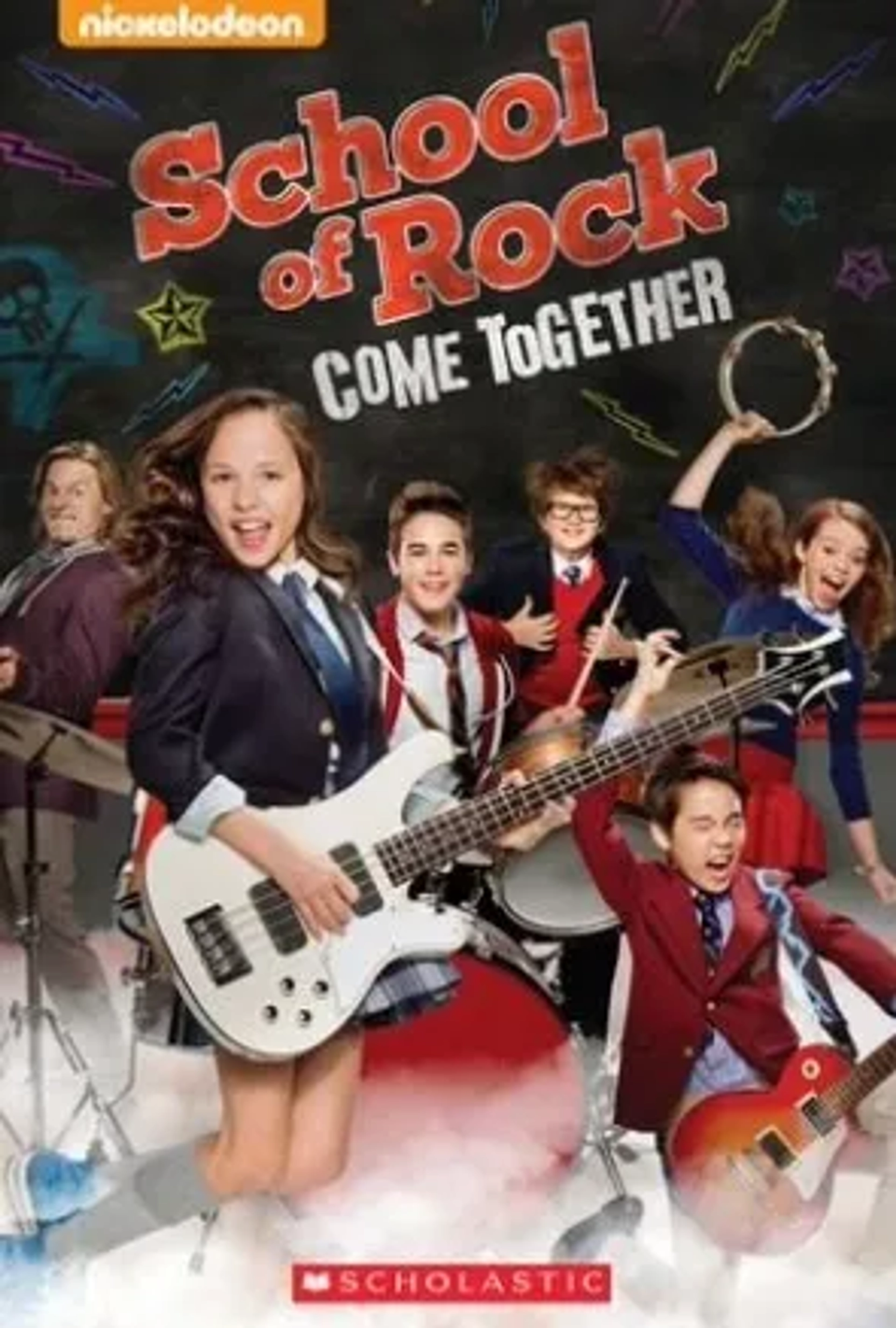 Jade Pettyjohn, Tony Cavalero, Aidan Miner, Breanna Yde, Lance Lim, and Ricardo Hurtado in School of Rock (2016)