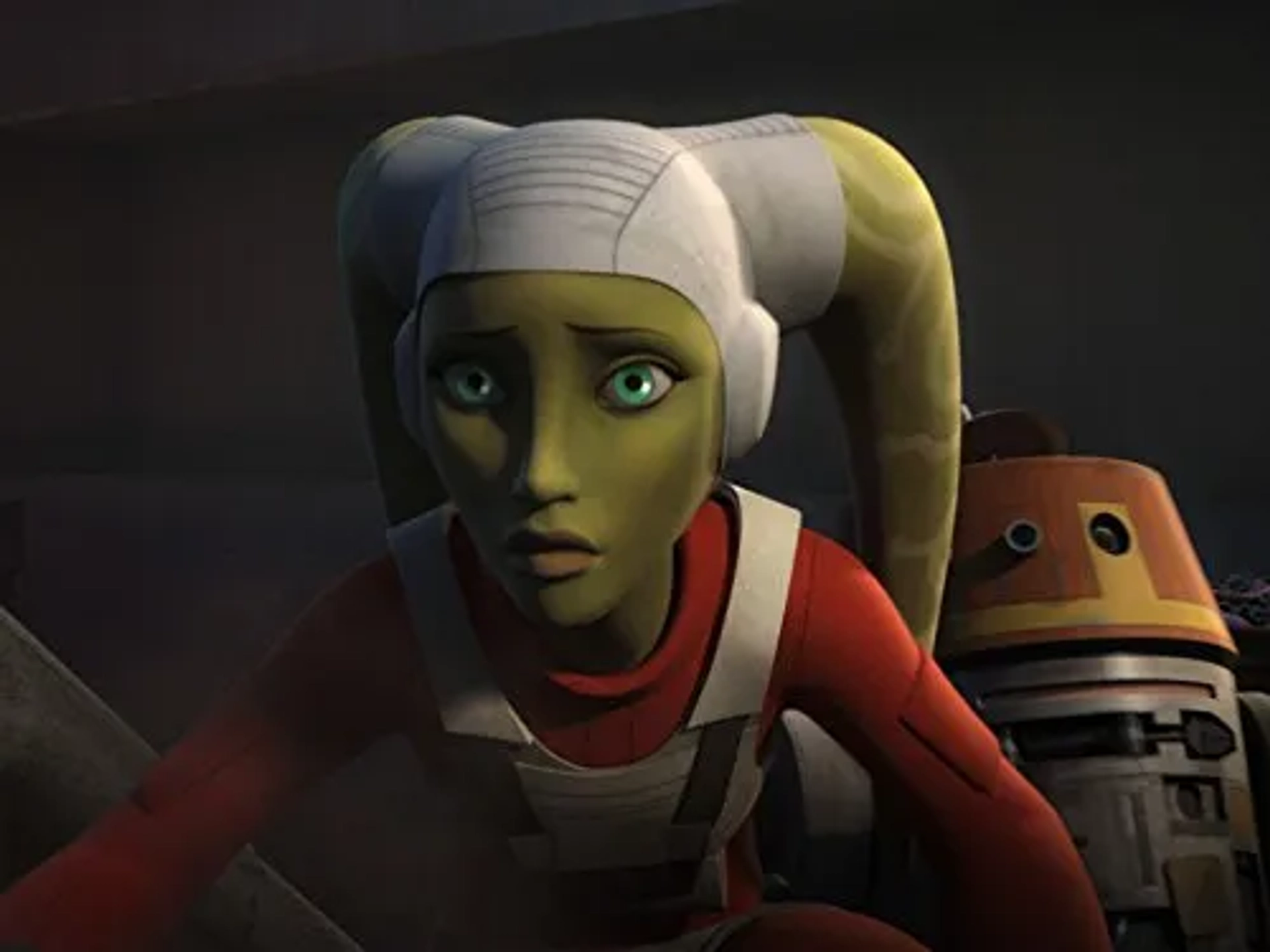 Vanessa Marshall and Dave Filoni in Star Wars: Rebels (2014)