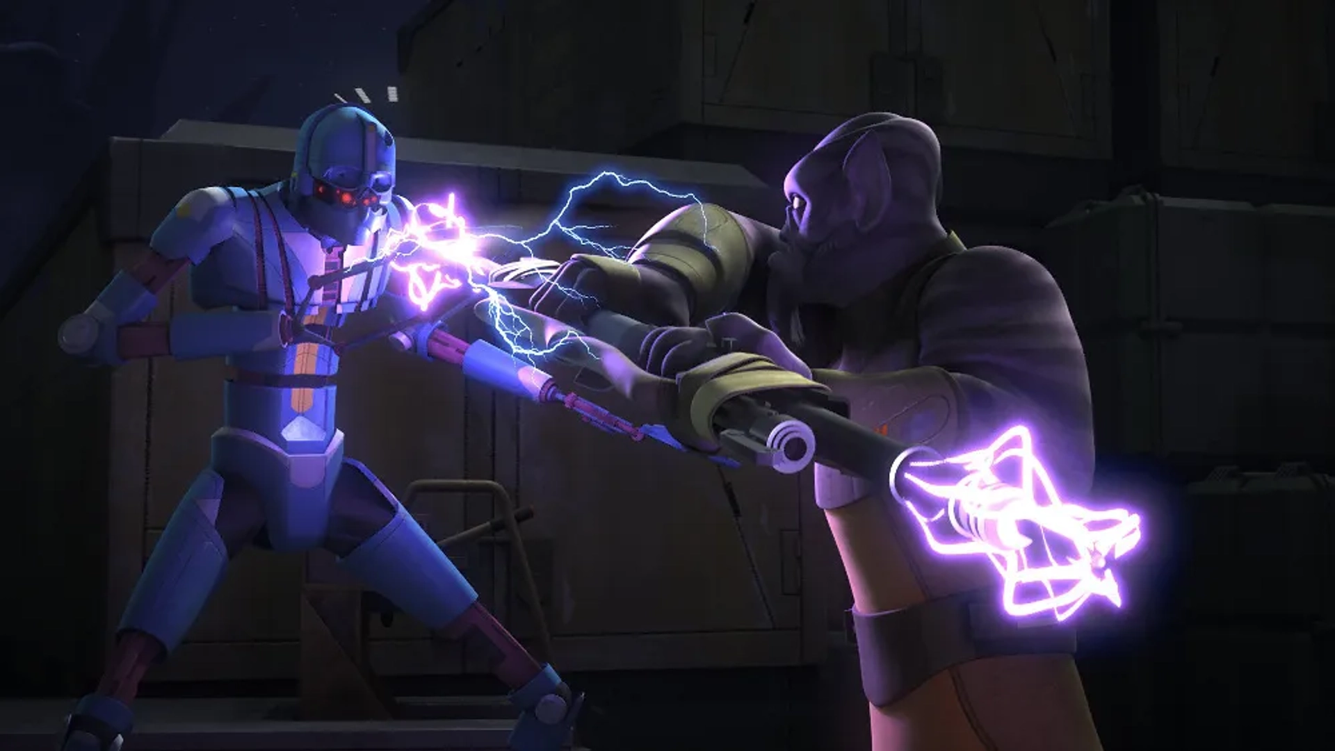 David Acord and Steve Blum in Star Wars: Rebels (2014)