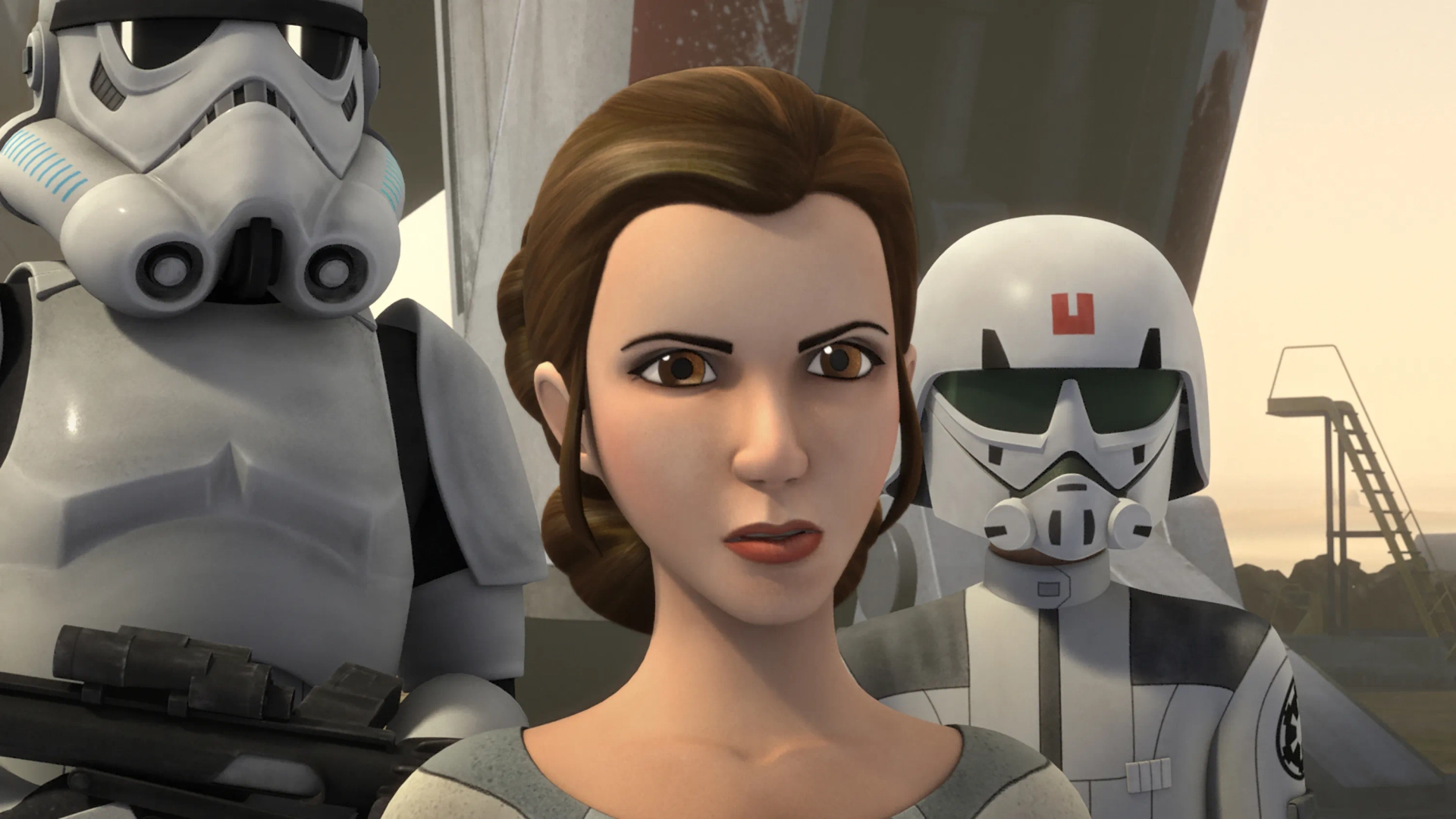 Freddie Prinze Jr., Julie Dolan, and Taylor Gray in Star Wars: Rebels (2014)