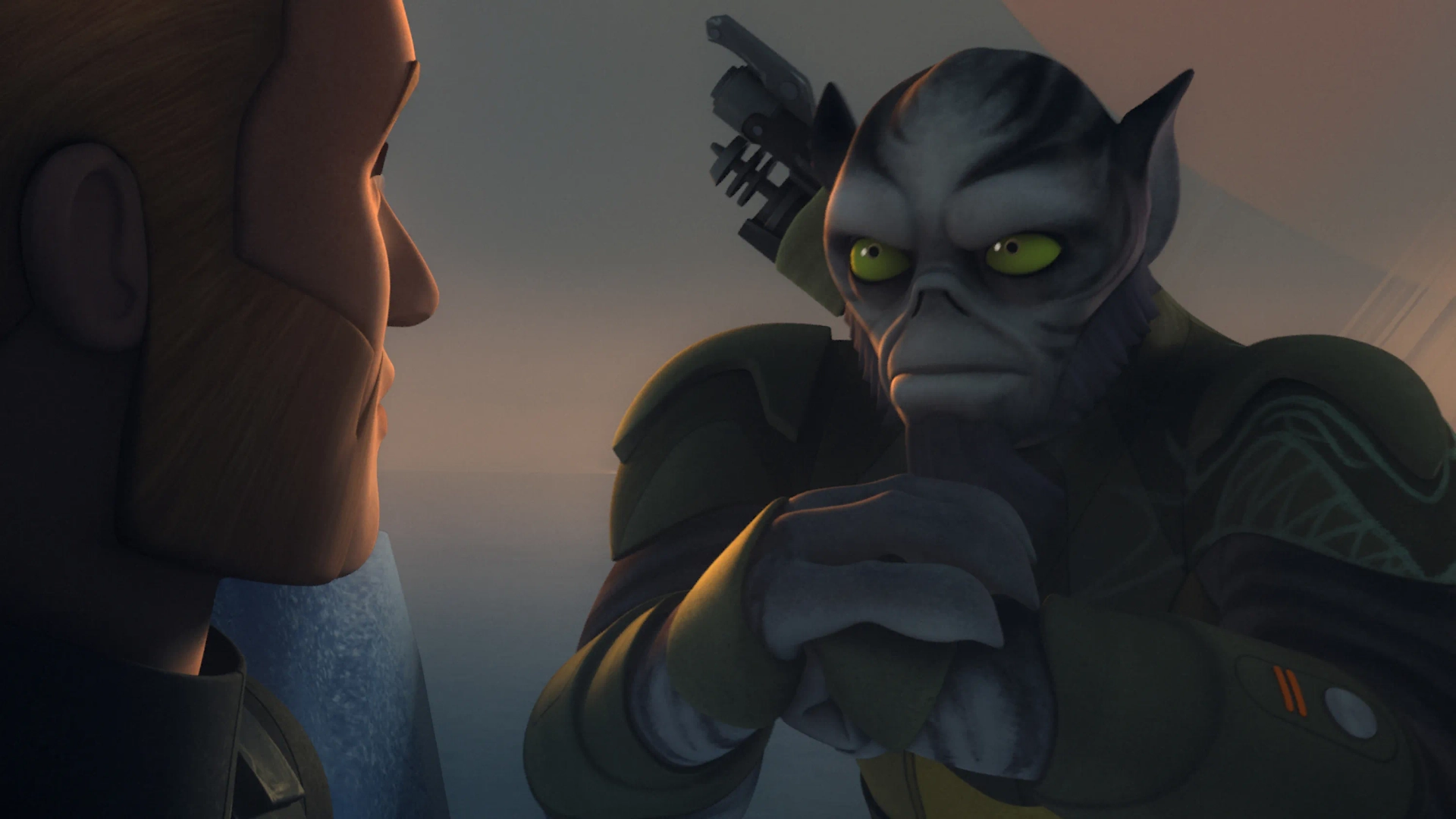 Steve Blum and David Oyelowo in Star Wars: Rebels (2014)