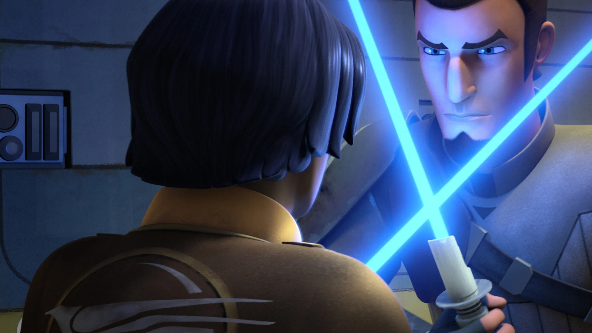 Freddie Prinze Jr. and Taylor Gray in Star Wars: Rebels (2014)