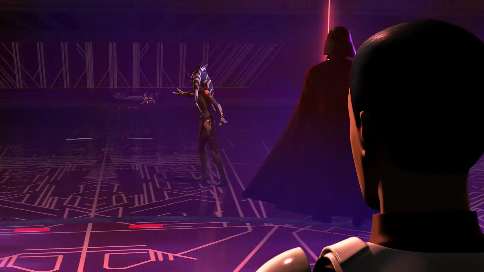 James Earl Jones, Ashley Eckstein, and Taylor Gray in Star Wars: Rebels (2014)