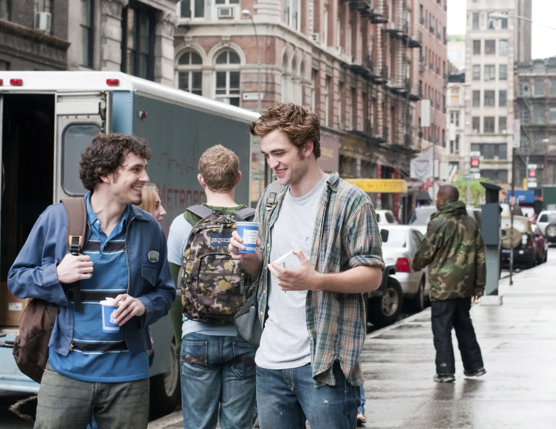 Robert Pattinson and Tate Ellington in Remember Me (2010)