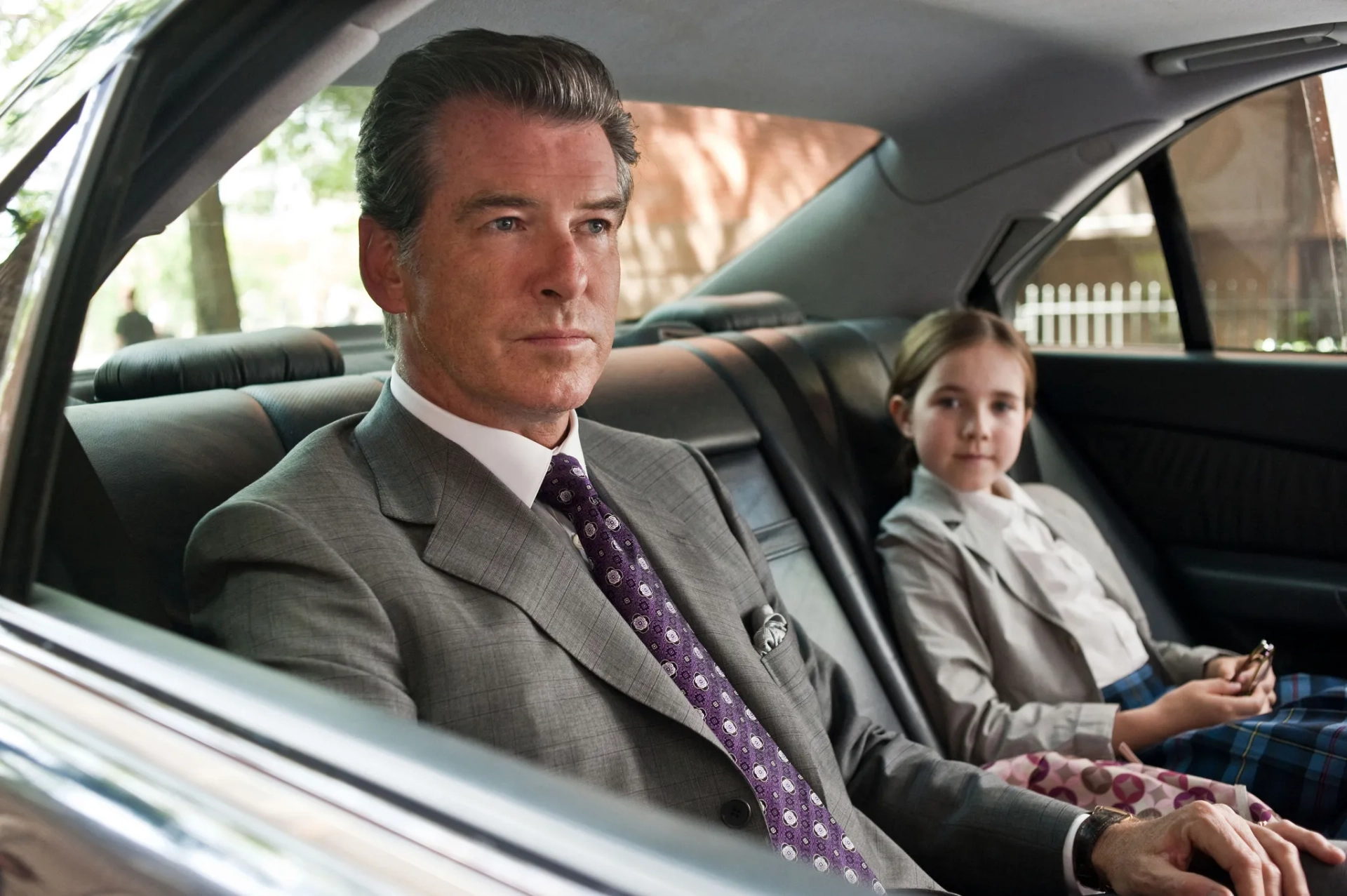 Pierce Brosnan and Ruby Jerins in Remember Me (2010)