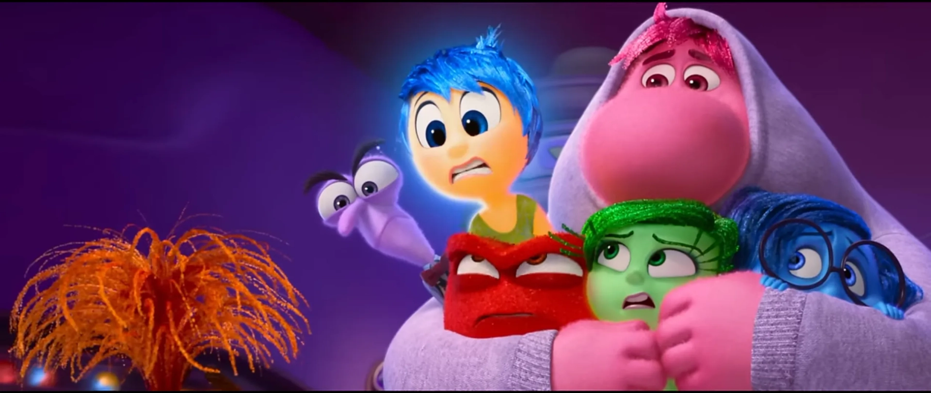 Lewis Black, Tony Hale, Liza Lapira, Amy Poehler, Phyllis Smith, Maya Hawke, and Paul Walter Hauser in Inside Out 2 (2024)