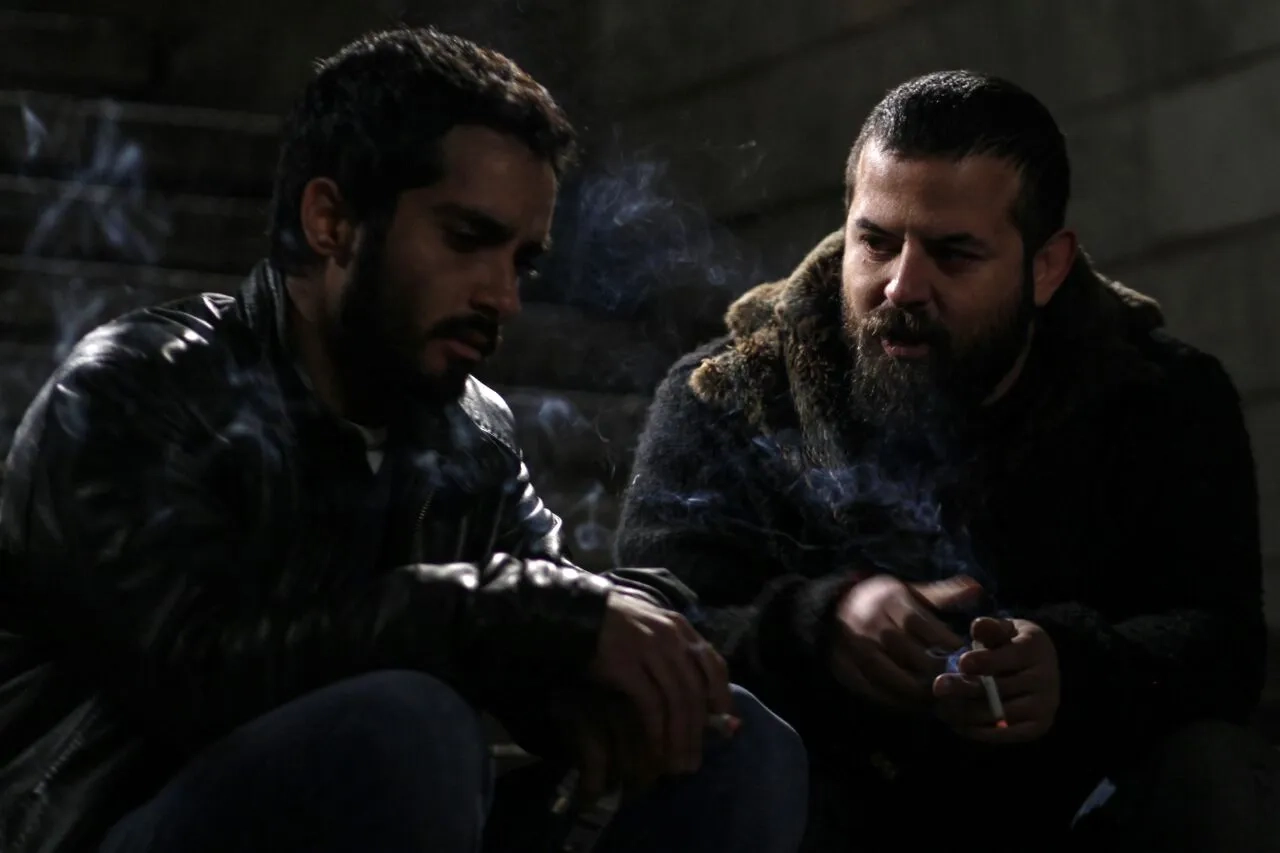 Houman Seyyedi and Saed Soheili in Bridge of Sleep (2016)