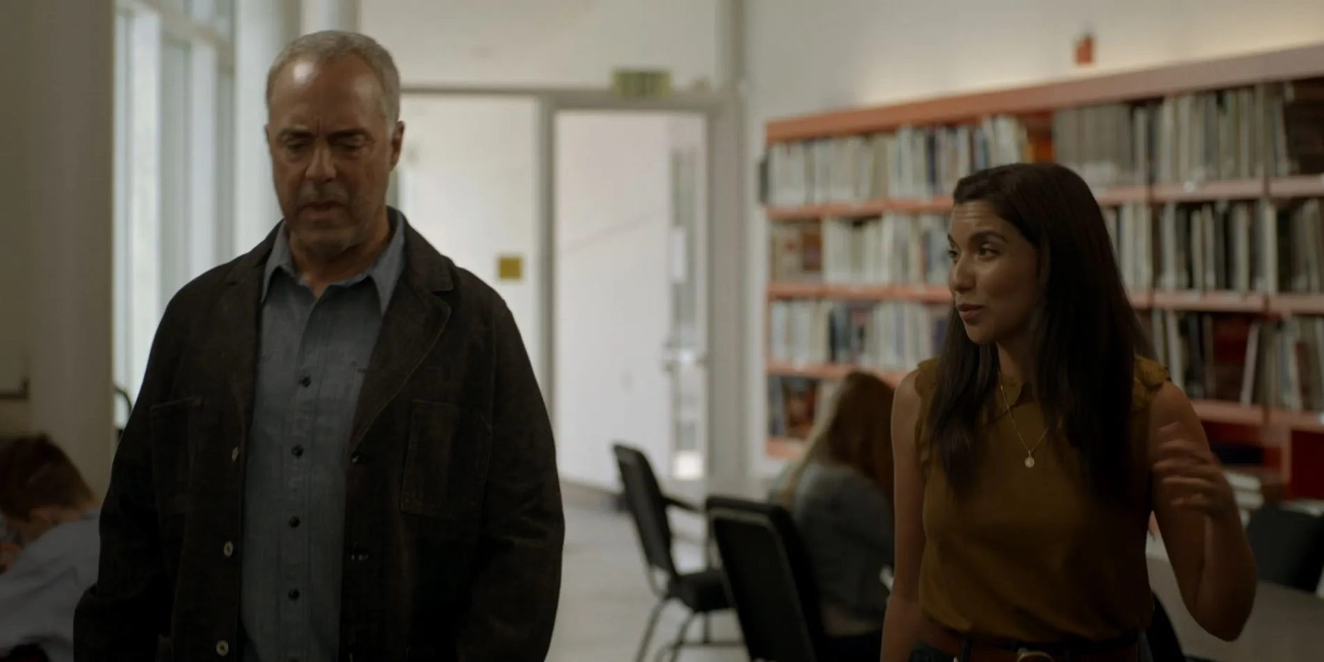 Titus Welliver and Dayana Rincon in Bosch: Legacy (2022)