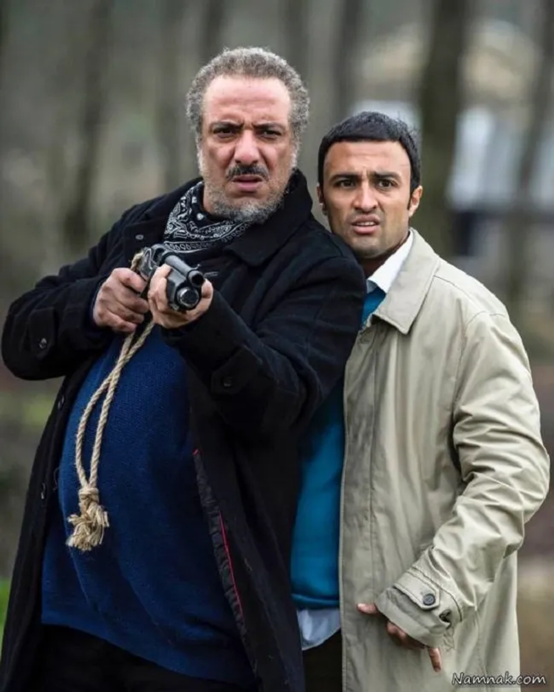 Amir Jafari and Amir Jadidi in Murphy's Law (2019)