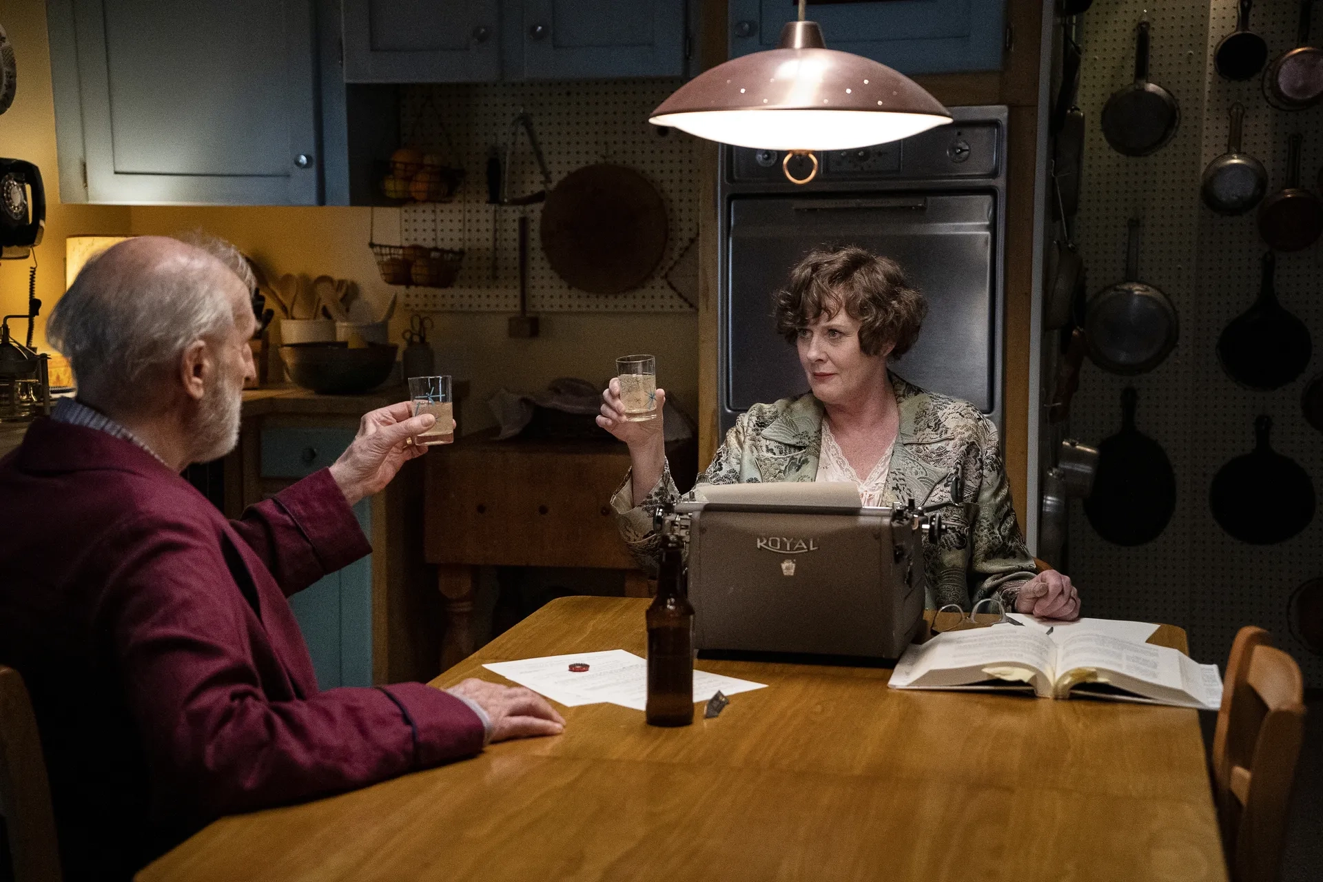 James Cromwell and Sarah Lancashire in Julia (2022)