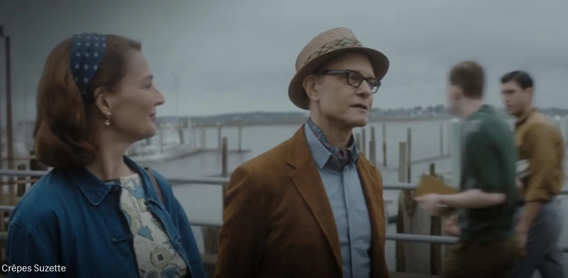 Francis McGinny, David Hyde Pierce, and Heather Burns in Julia (2022)