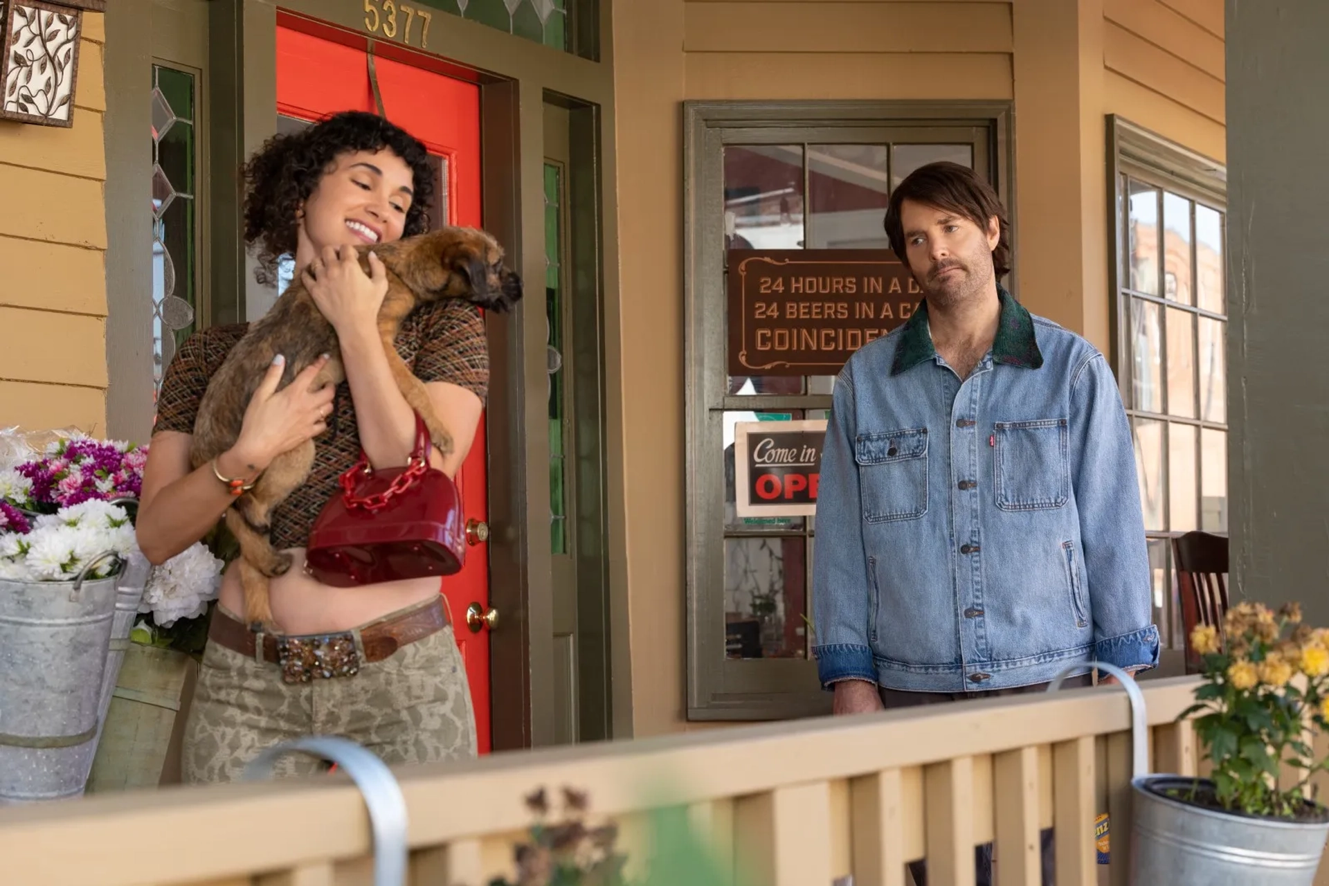 Will Ferrell, Will Forte, and Jade Fernandez in Strays (2023)