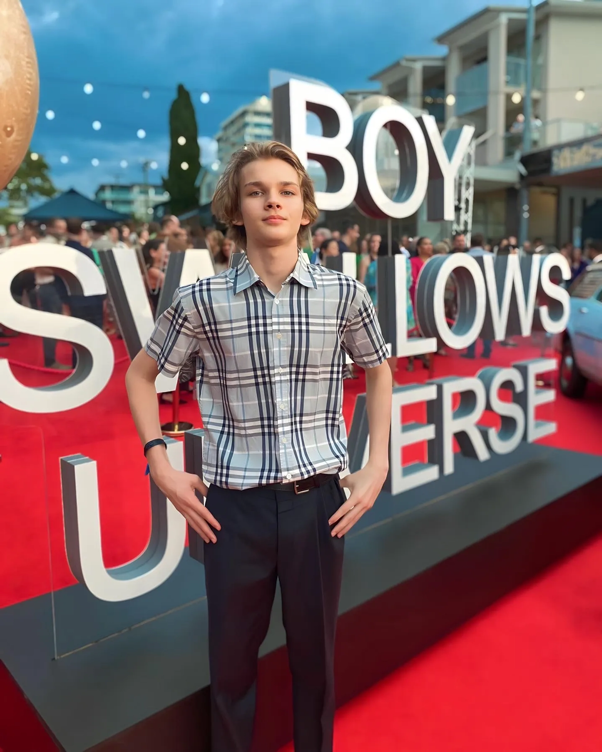 Jordy Campbell at an event for Boy Swallows Universe (2024)